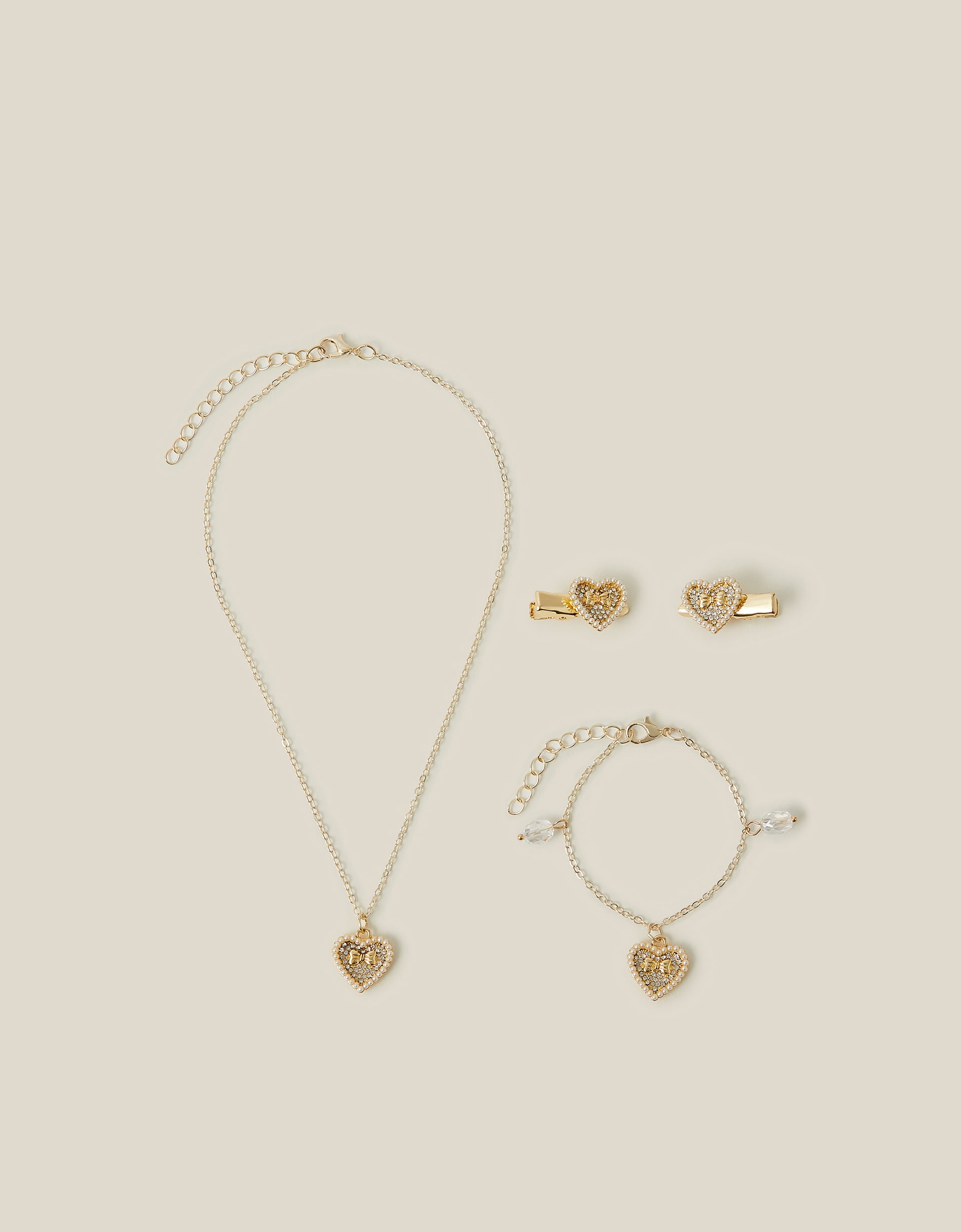 SET NAKITA - GRACEY HRT JEWLRY & HAIR