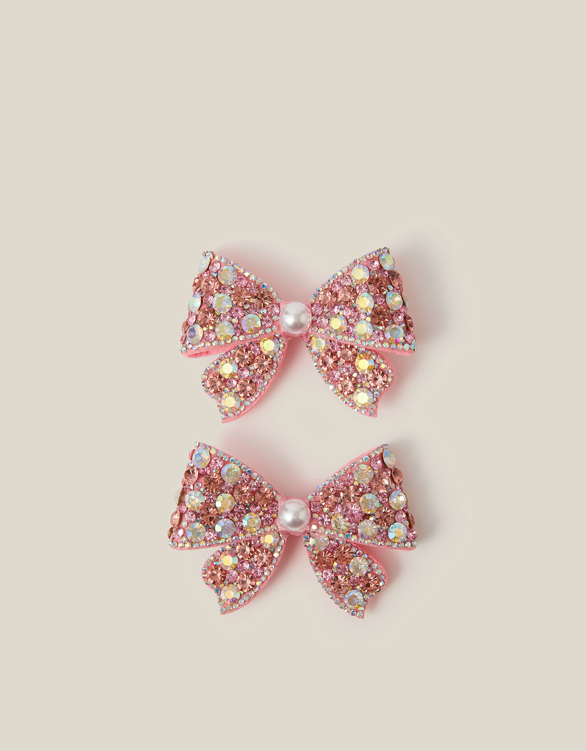 SET ŠNALA ZA KOSU - 2PK FROSTED BOW CLIPS