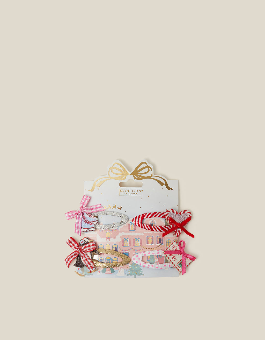 SET ŠNALA ZA KOSU - 4PK DEAR SANTA CLICK CLKS