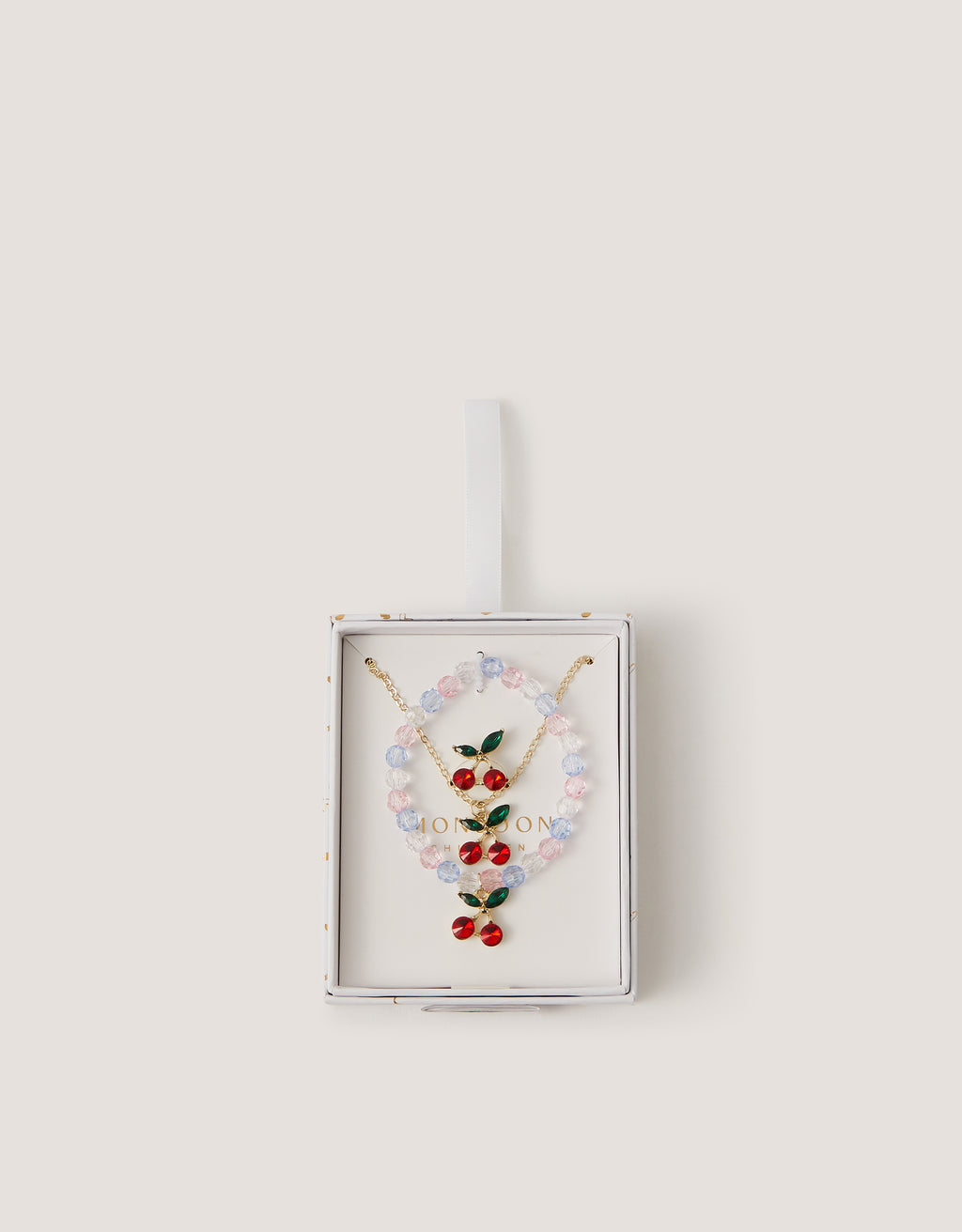 SET AKSESOARA - CHERRY JEWELLERY BOX SET