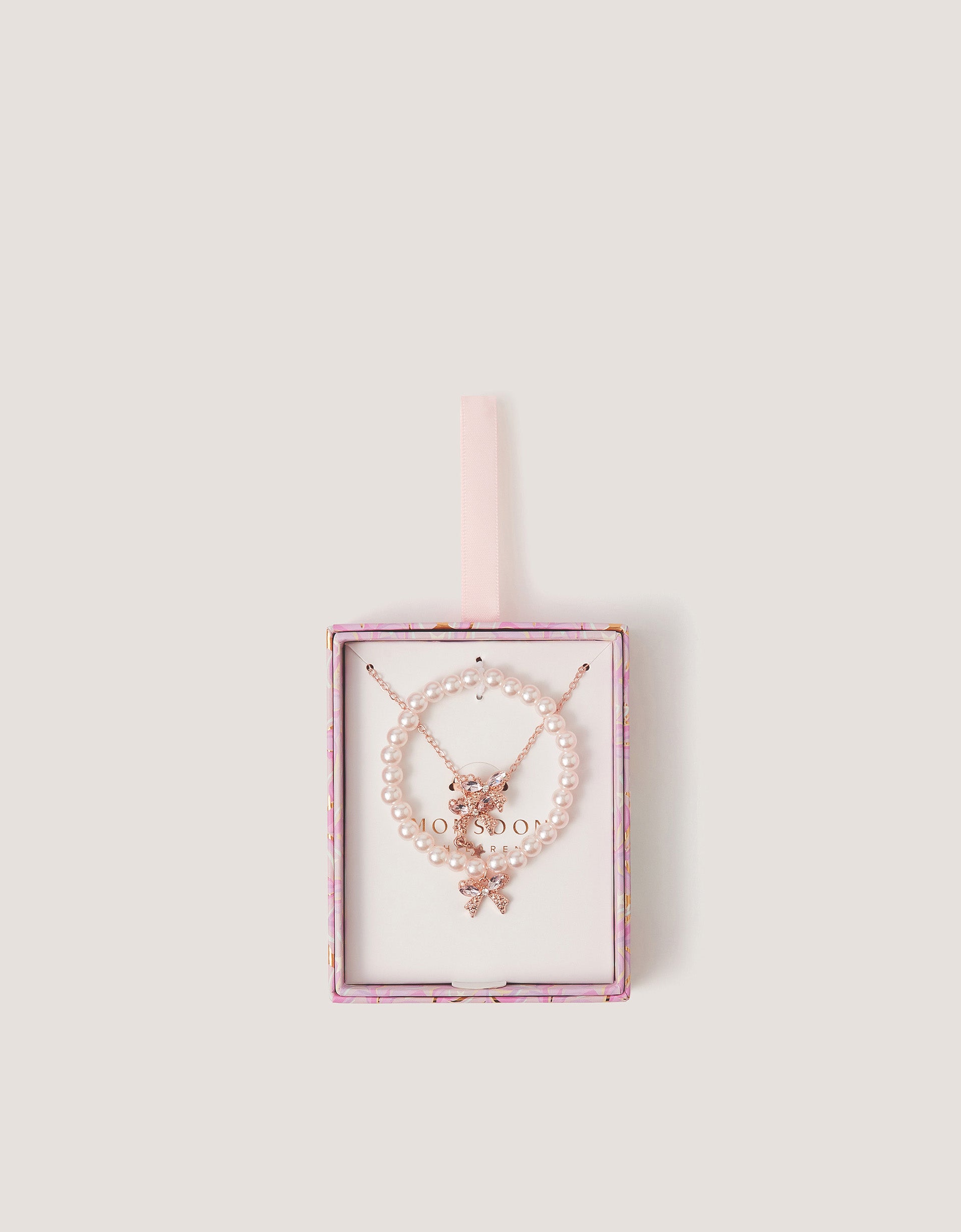 SET AKSESOARA - PRETTY BOW JEWELLERY SET