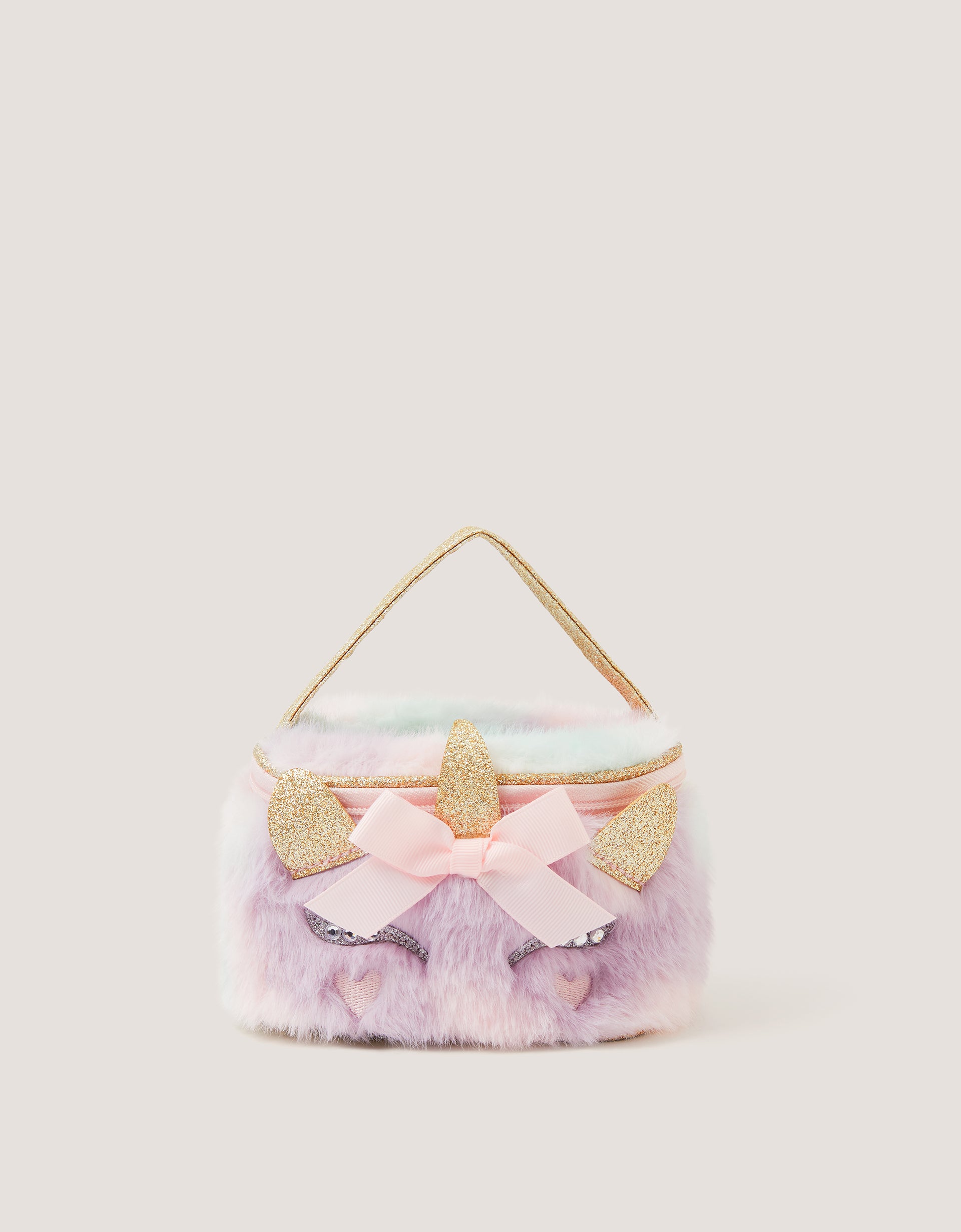 TORBA - FLUFFY UNICORN MAKEUP BAG