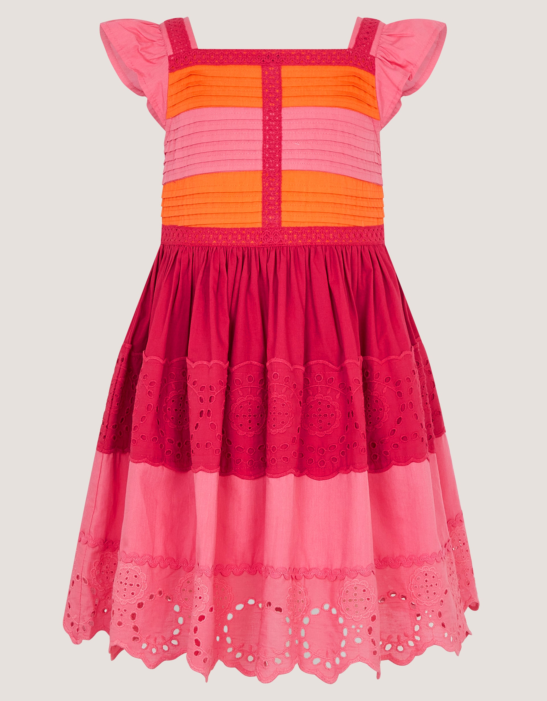 HALJINA - COLOUR BLOCK POPLIN BROID