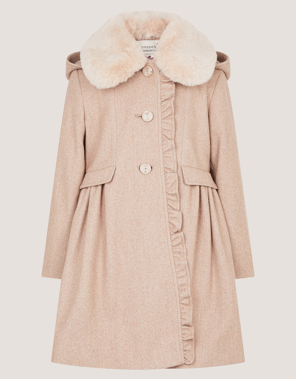 KAPUT - EPP SMART FRILL TRIM COAT