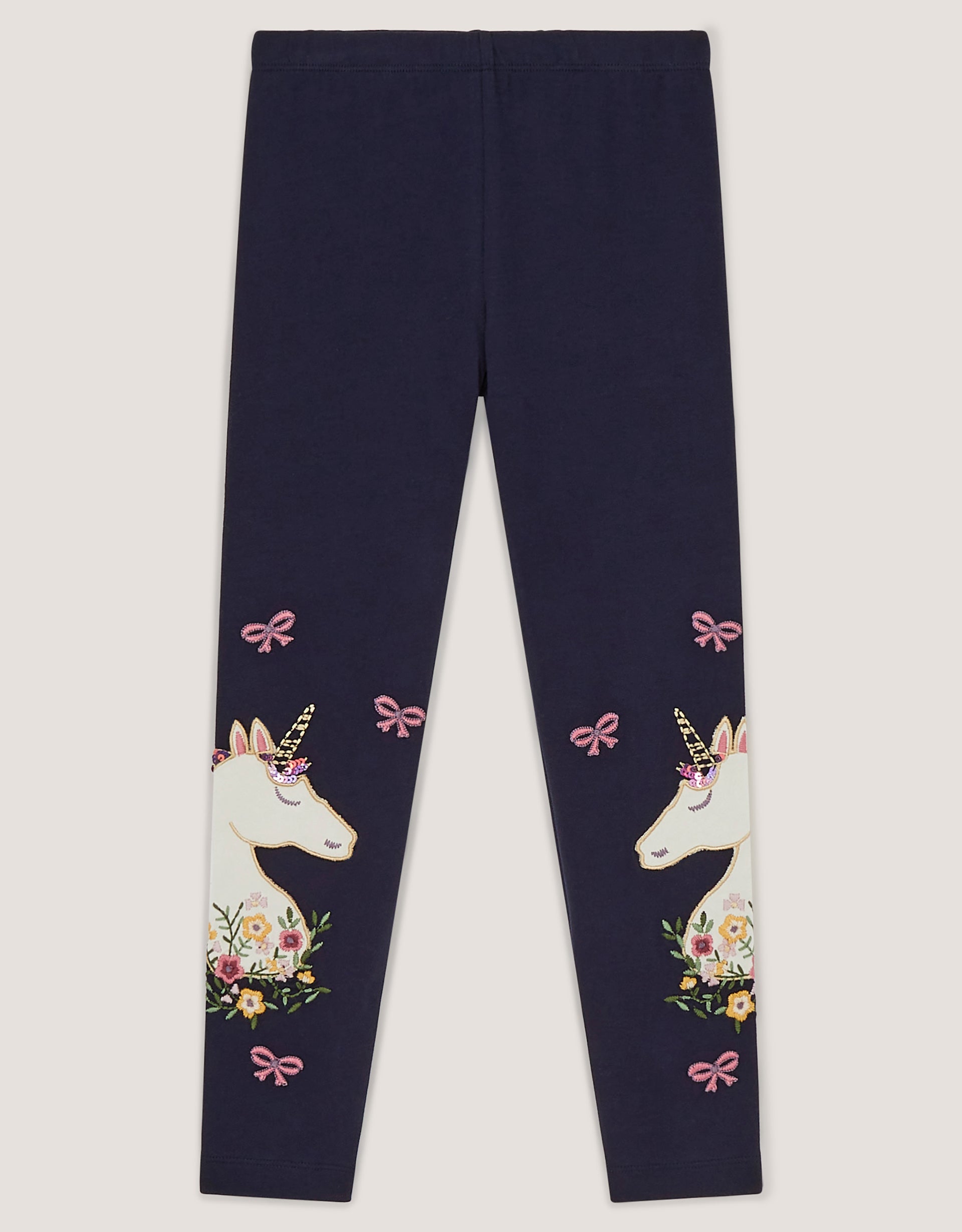 HELANKE - NAVY EMB UNICORN LEGGING