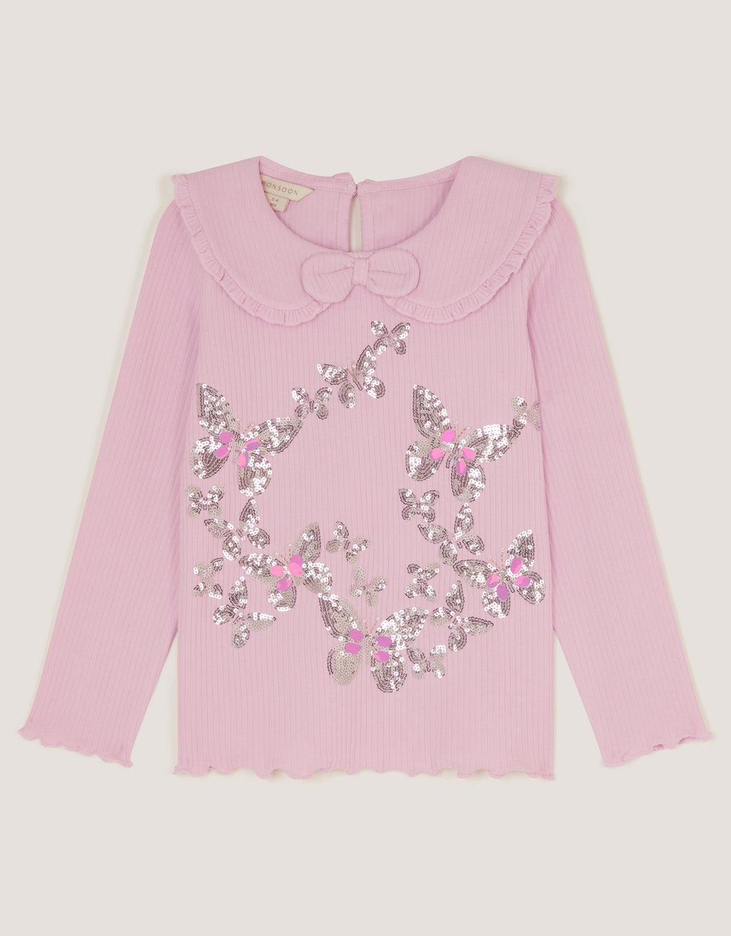 BLUZA - LS RIB COLL SE BFFLY TSHI