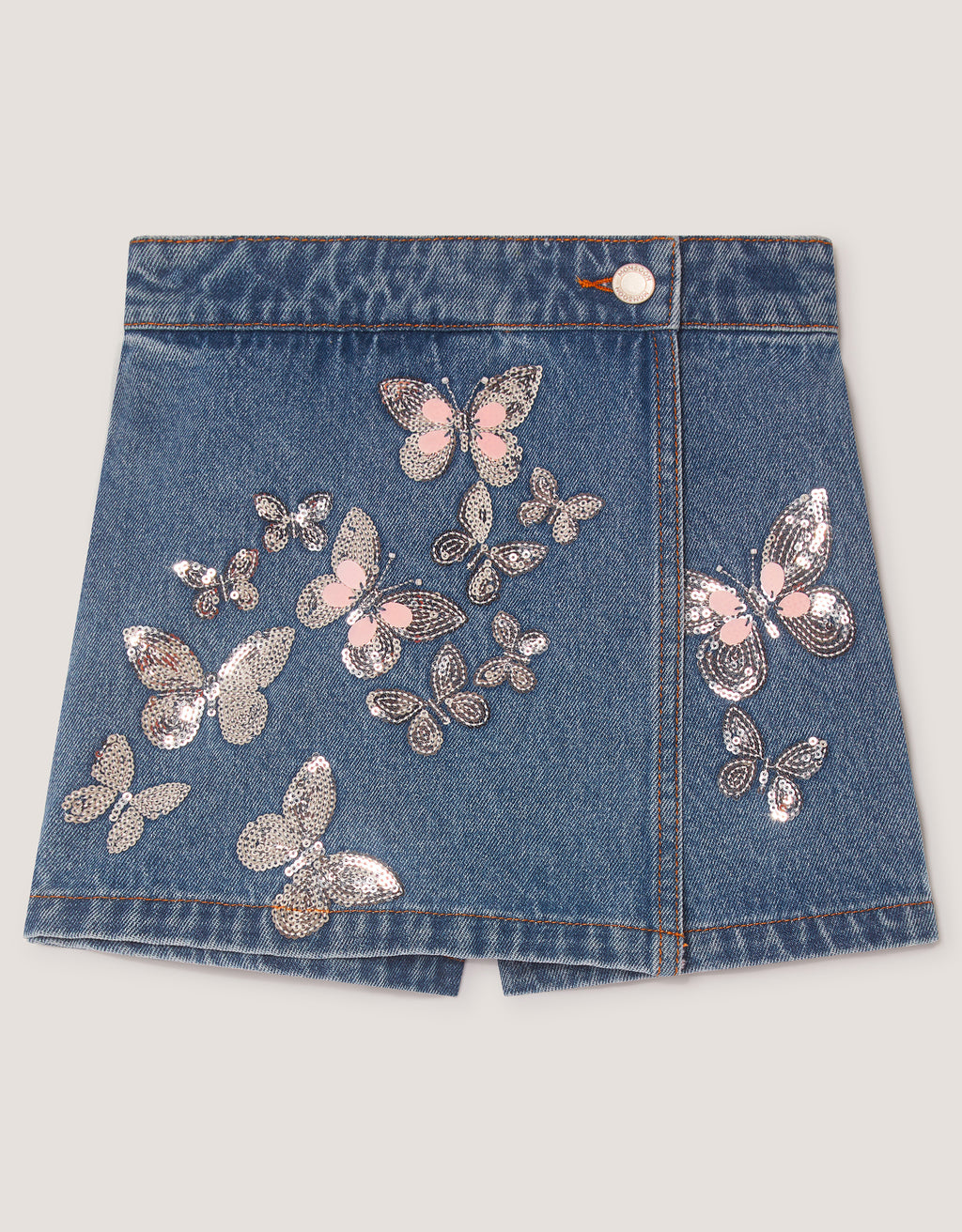 ŠORTS - SUKNJA - BFFLY SEQUIN DENIM SKORT