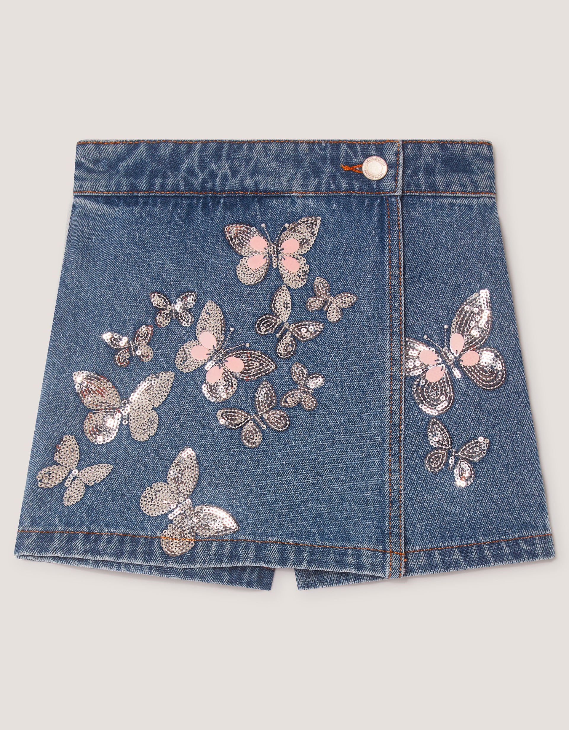 ŠORTS - SUKNJA - BFFLY SEQUIN DENIM SKORT