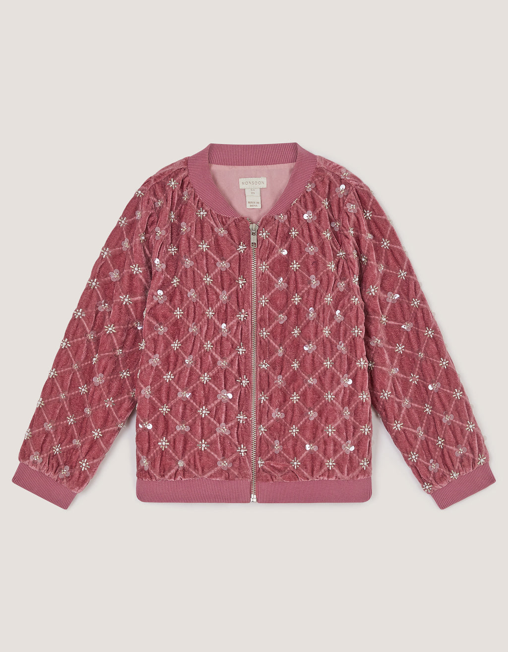 BOMBER JAKNA - GRACIE VELOR SQN EMB BMBR