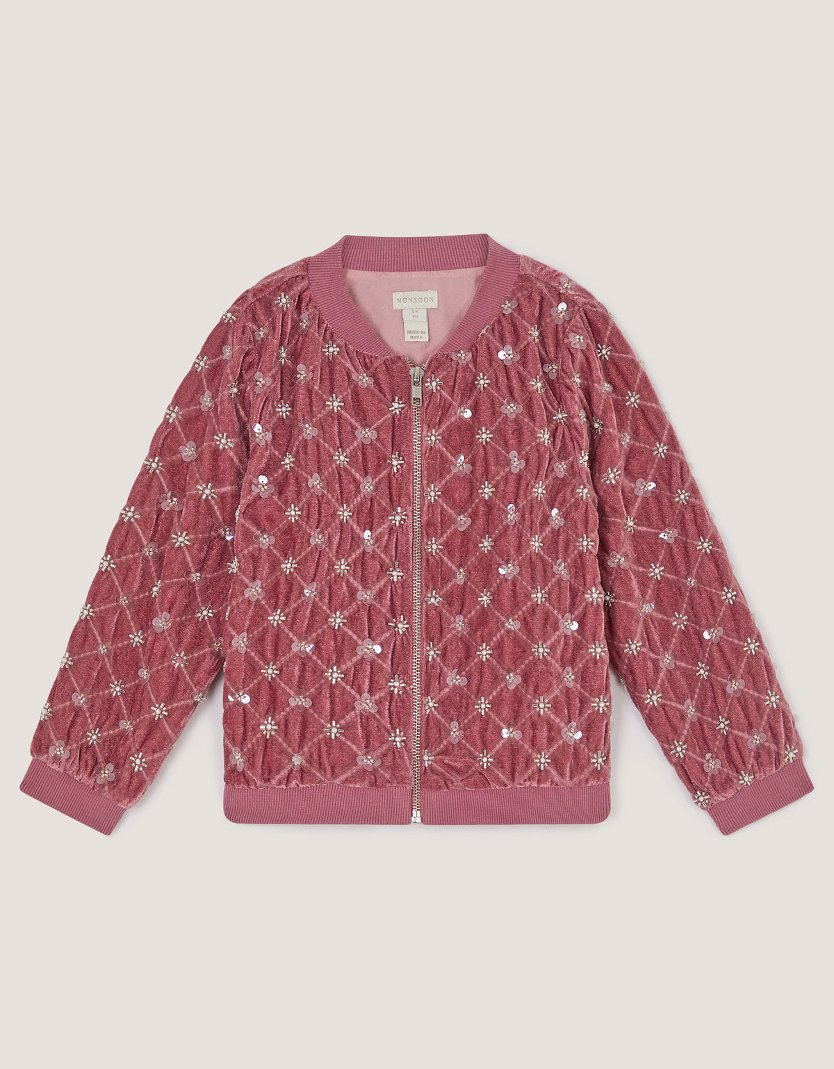 BOMBER JAKNA - GRACIE VELOR SQN EMB BMBR