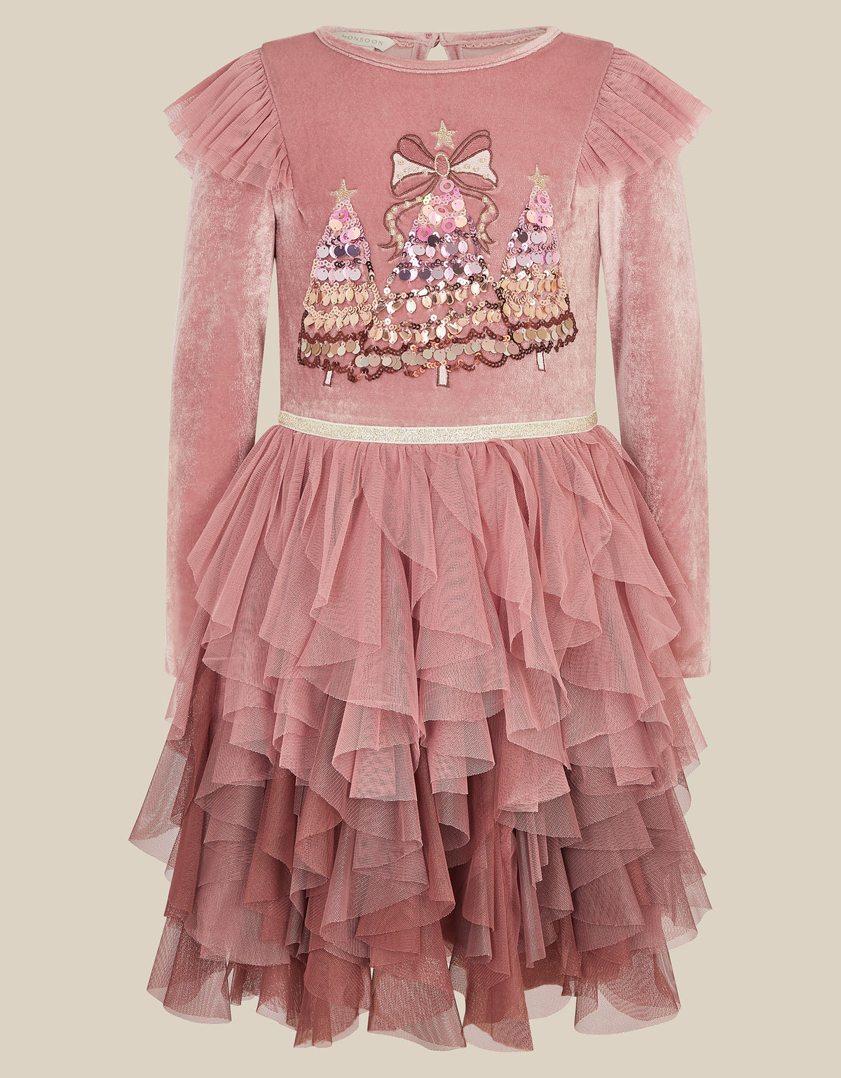 HALJINA - XMAS EMB TREES DISCO DRES