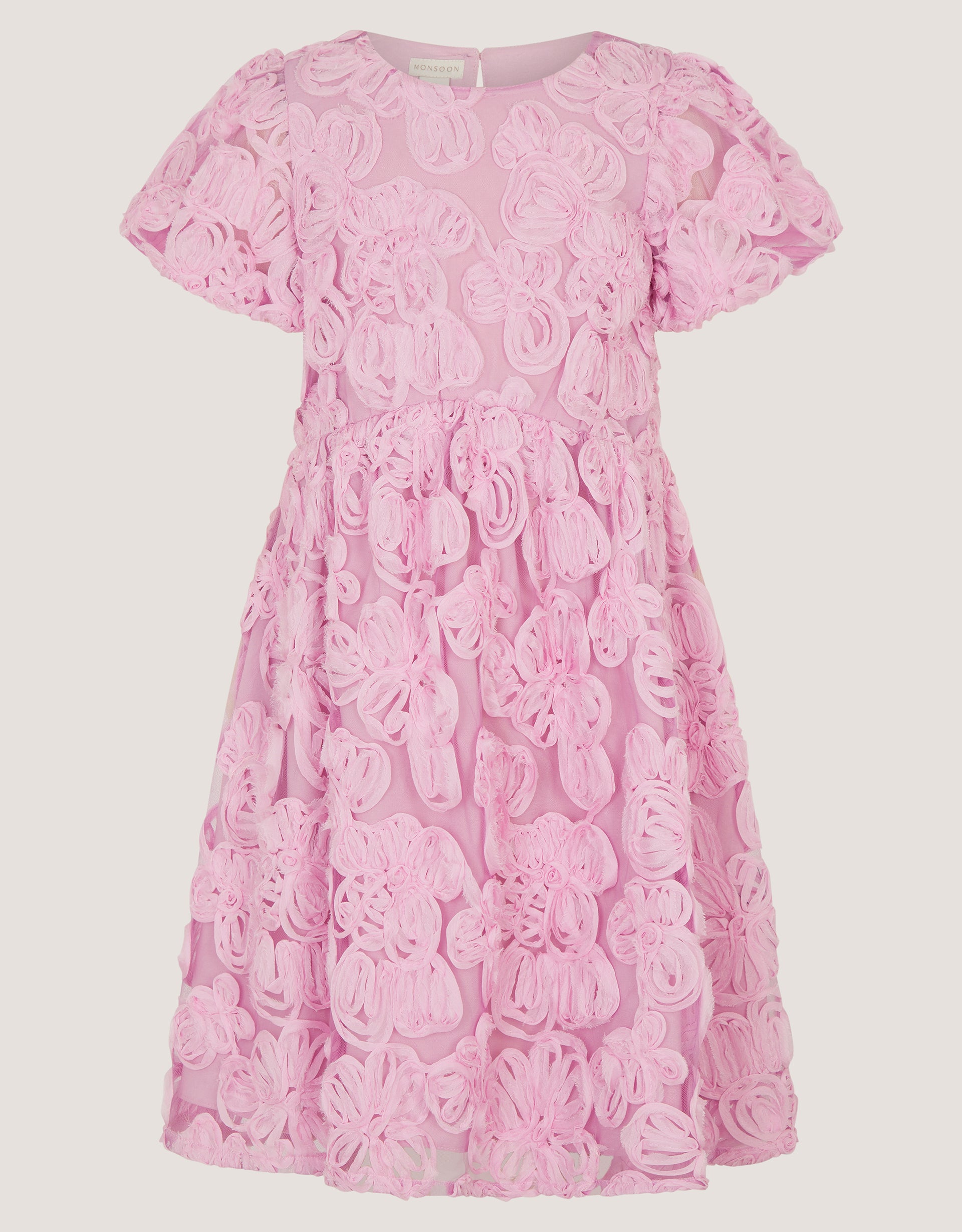 HALJINA - LILAC 3D TEXTURED DRESS