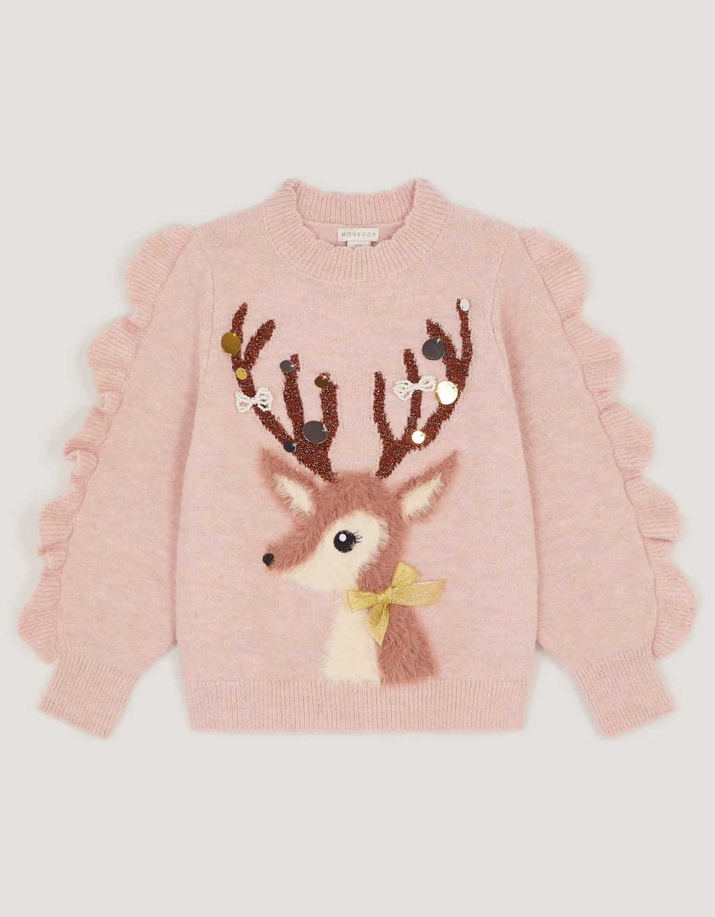 DŽEMPER - XMAS DAHLIA DEER KNT JMPR
