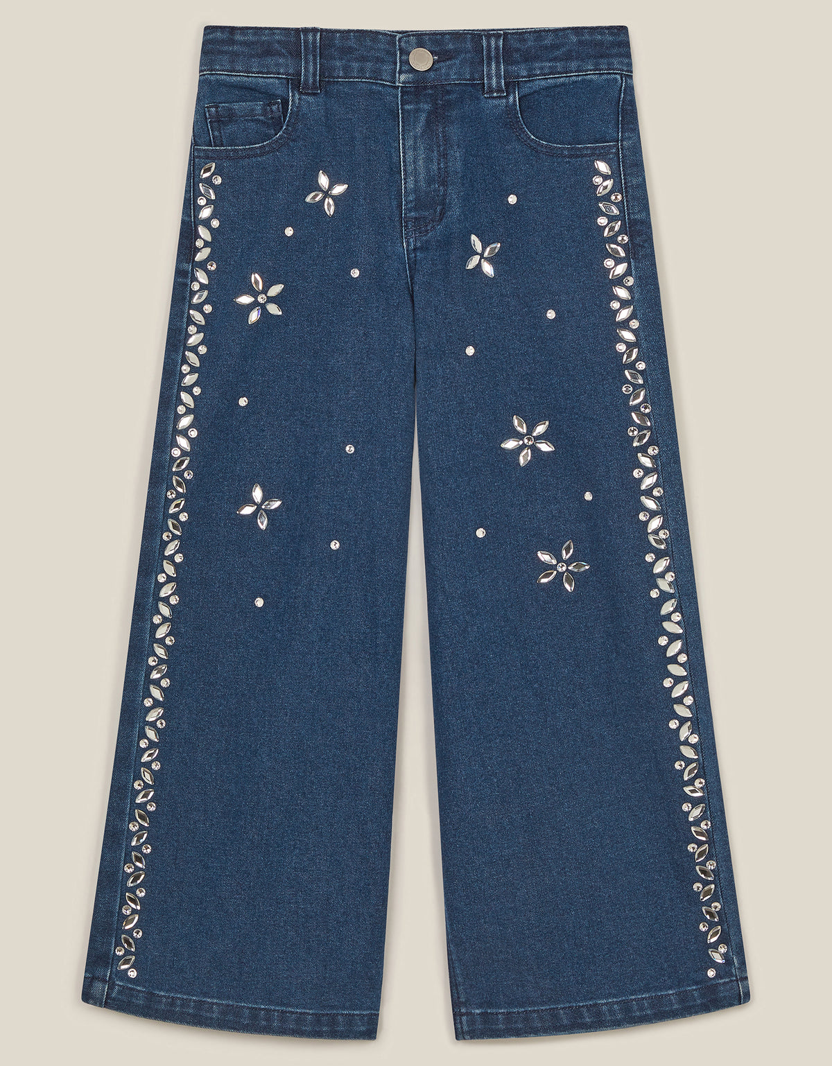 FARMERKE - DENIM SPRKLE ENCRSTD JEAN