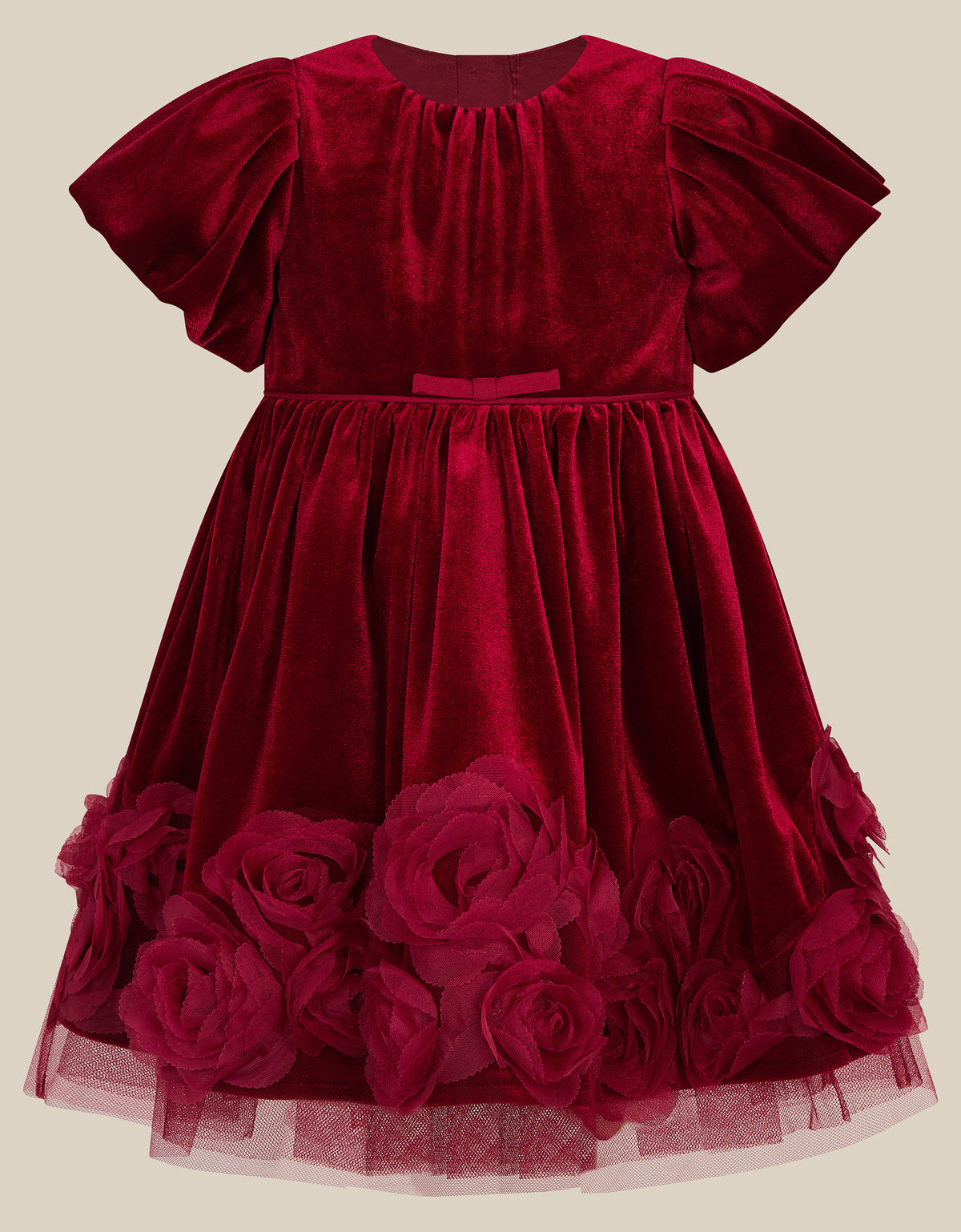 HALJINA - BBY ADELYN ROSE VLVT DRES
