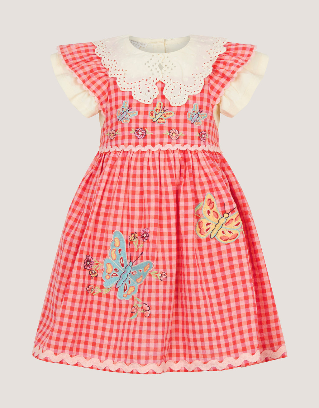 SET - BABY GINGHAM BUTTERFLY PI