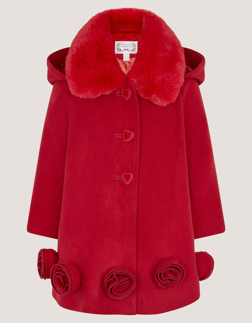 KAPUT - BBY SMRT ROSETTE TRM COAT
