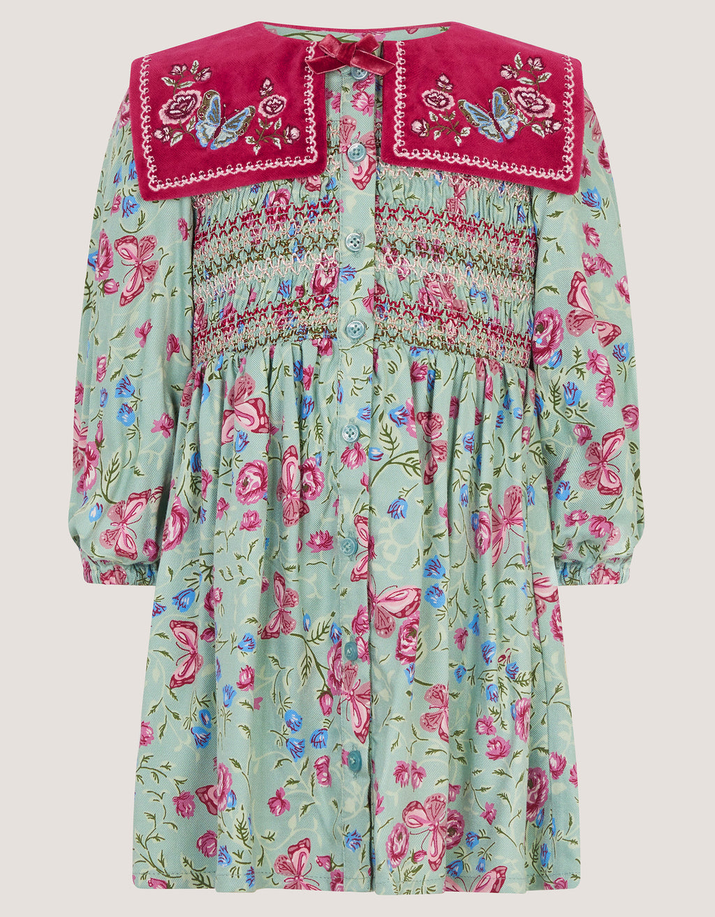 HALJINA - BABY DITSY COLLAR DRESS