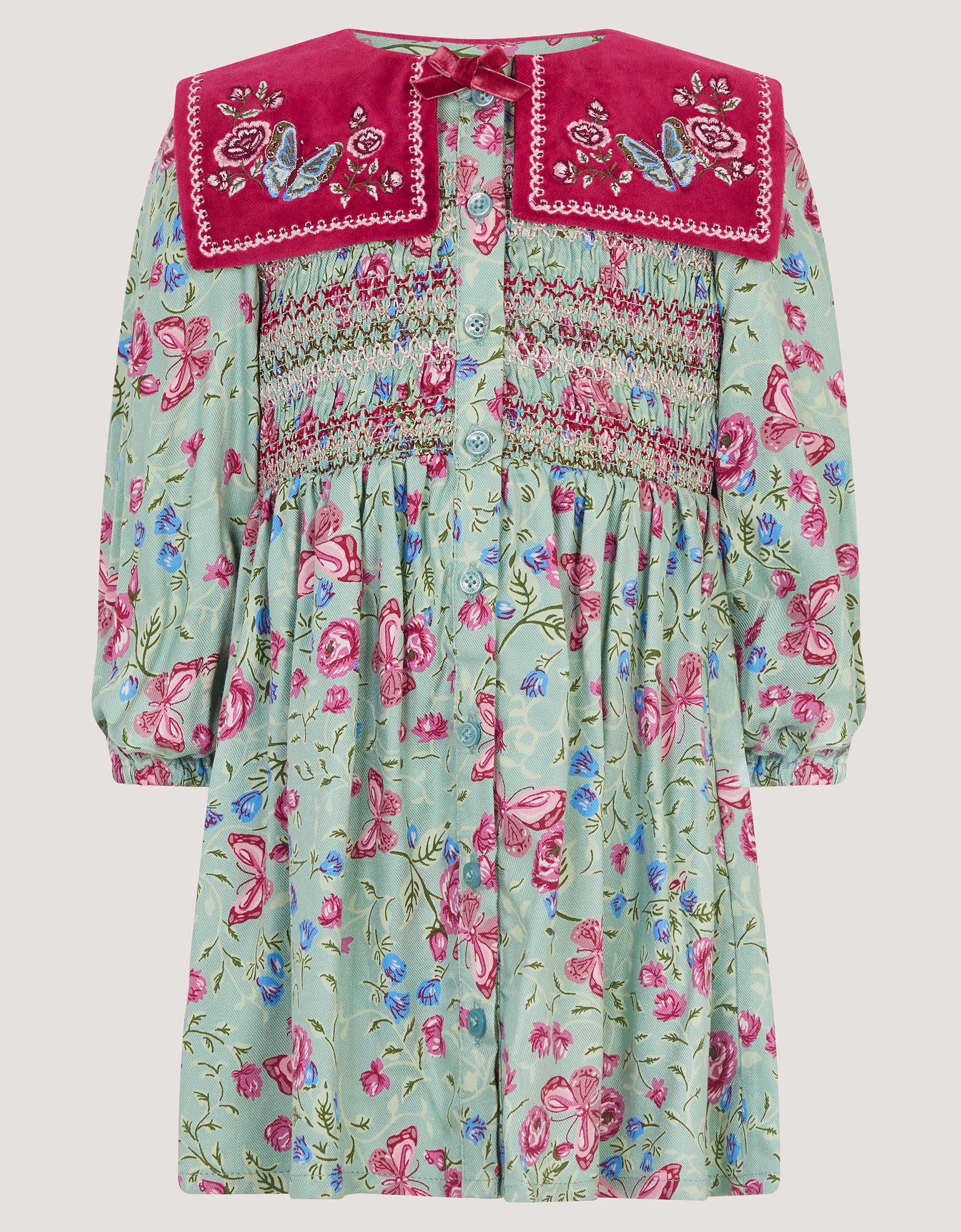 HALJINA - BABY DITSY COLLAR DRESS