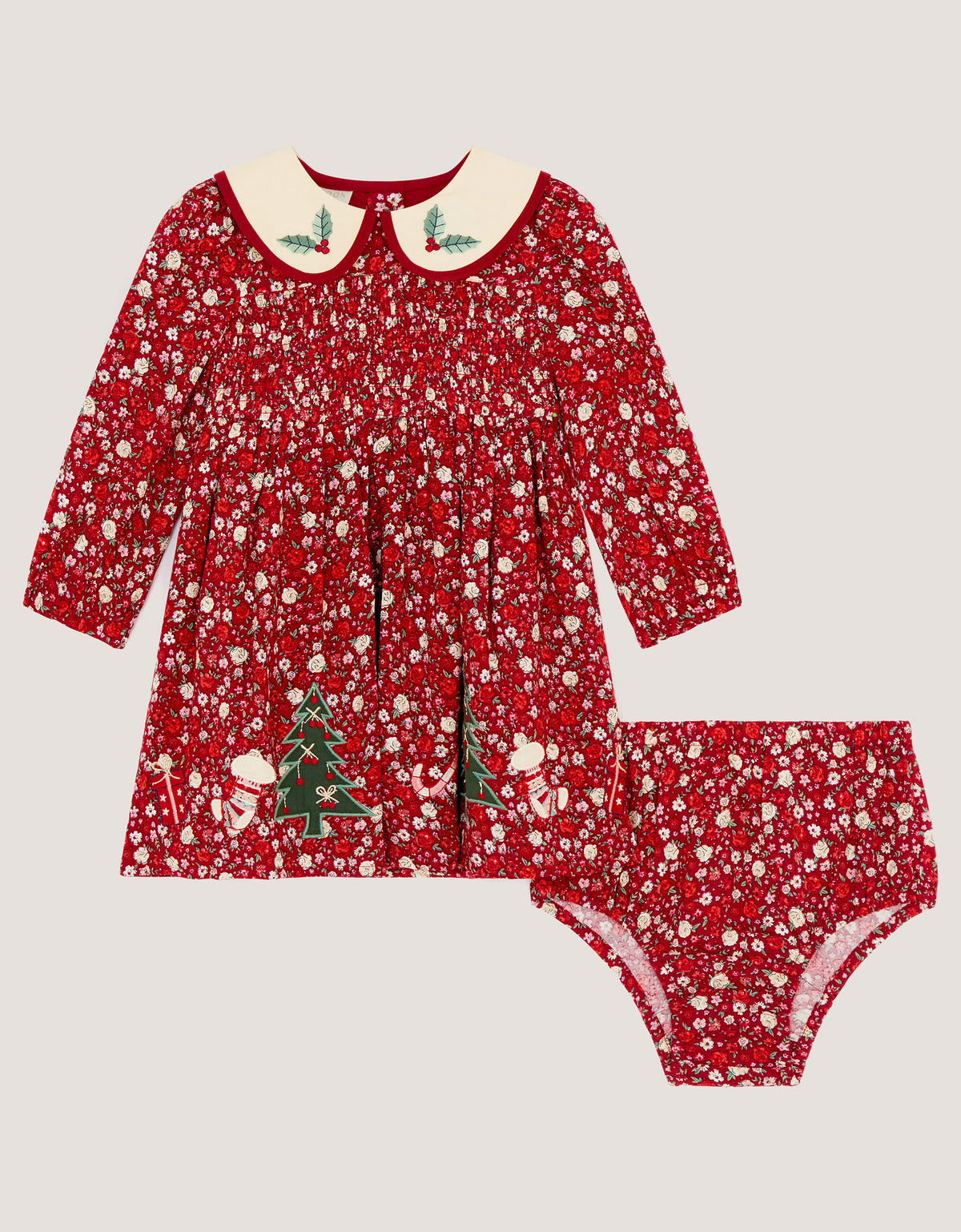 HALJINA - XMAS DITSY DRES & KNICKR
