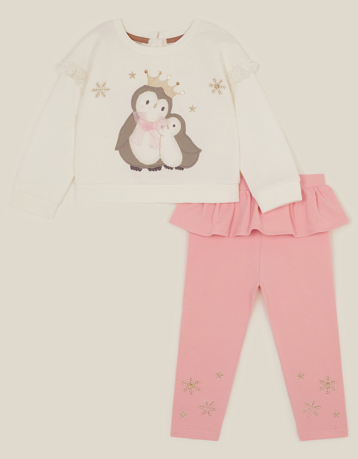 SET - XMAS PNGUN SWT TOP & LEGN