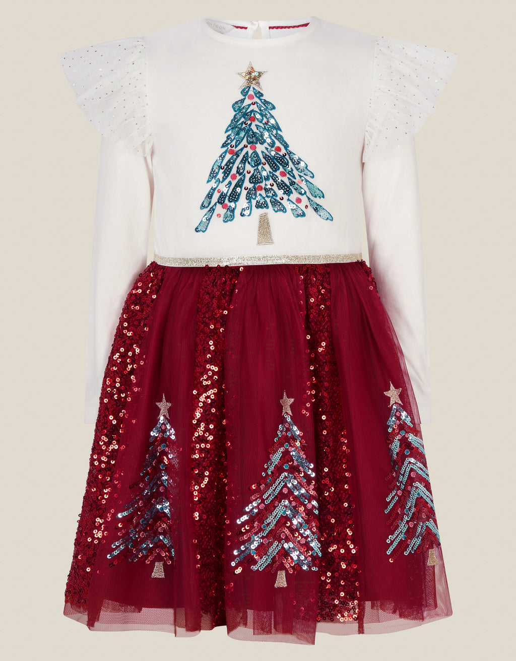 HALJINA - XMAS SEQN TREE DISCO DRES