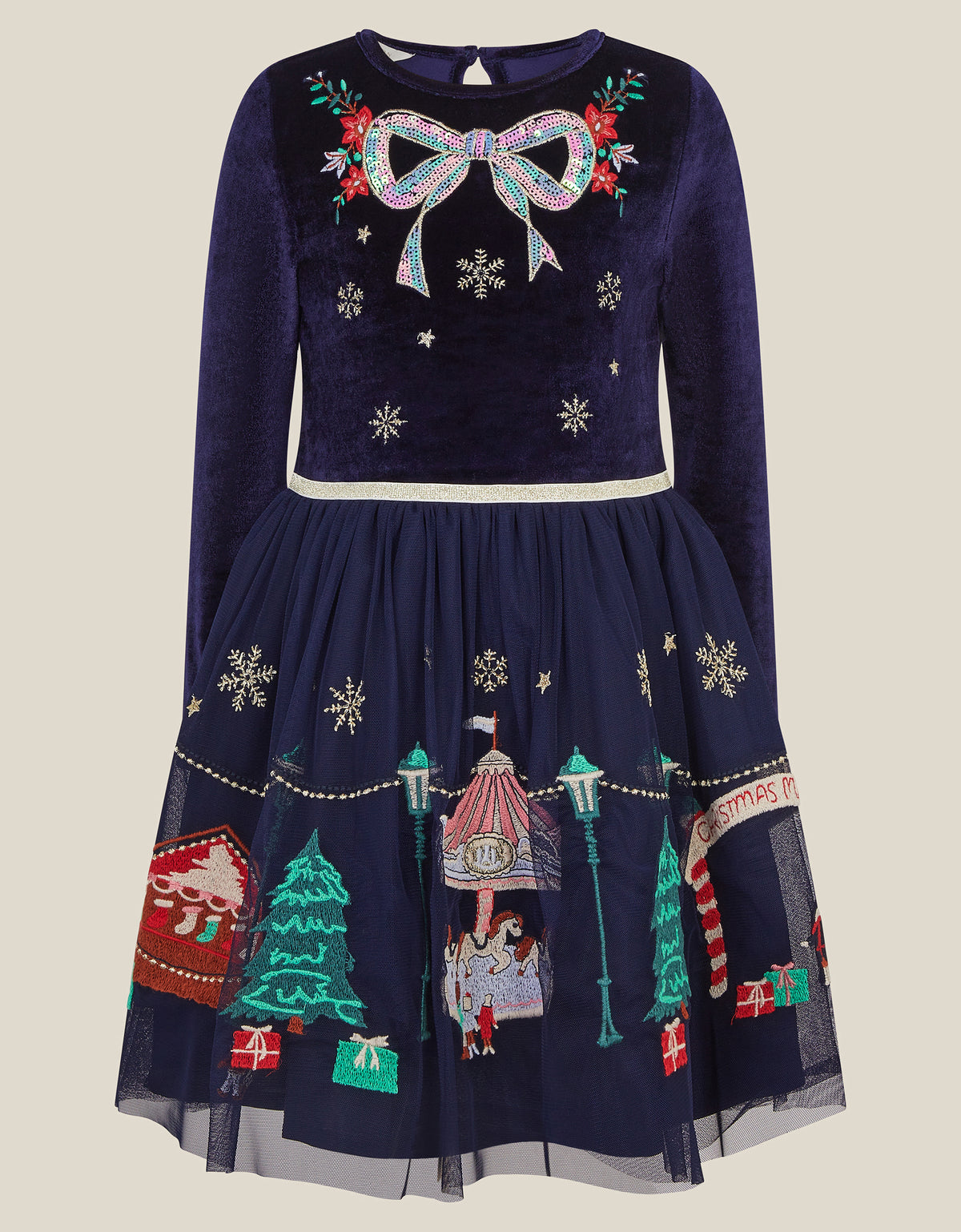 HALJINA - XMAS MRKT SCENE DSCO DRES