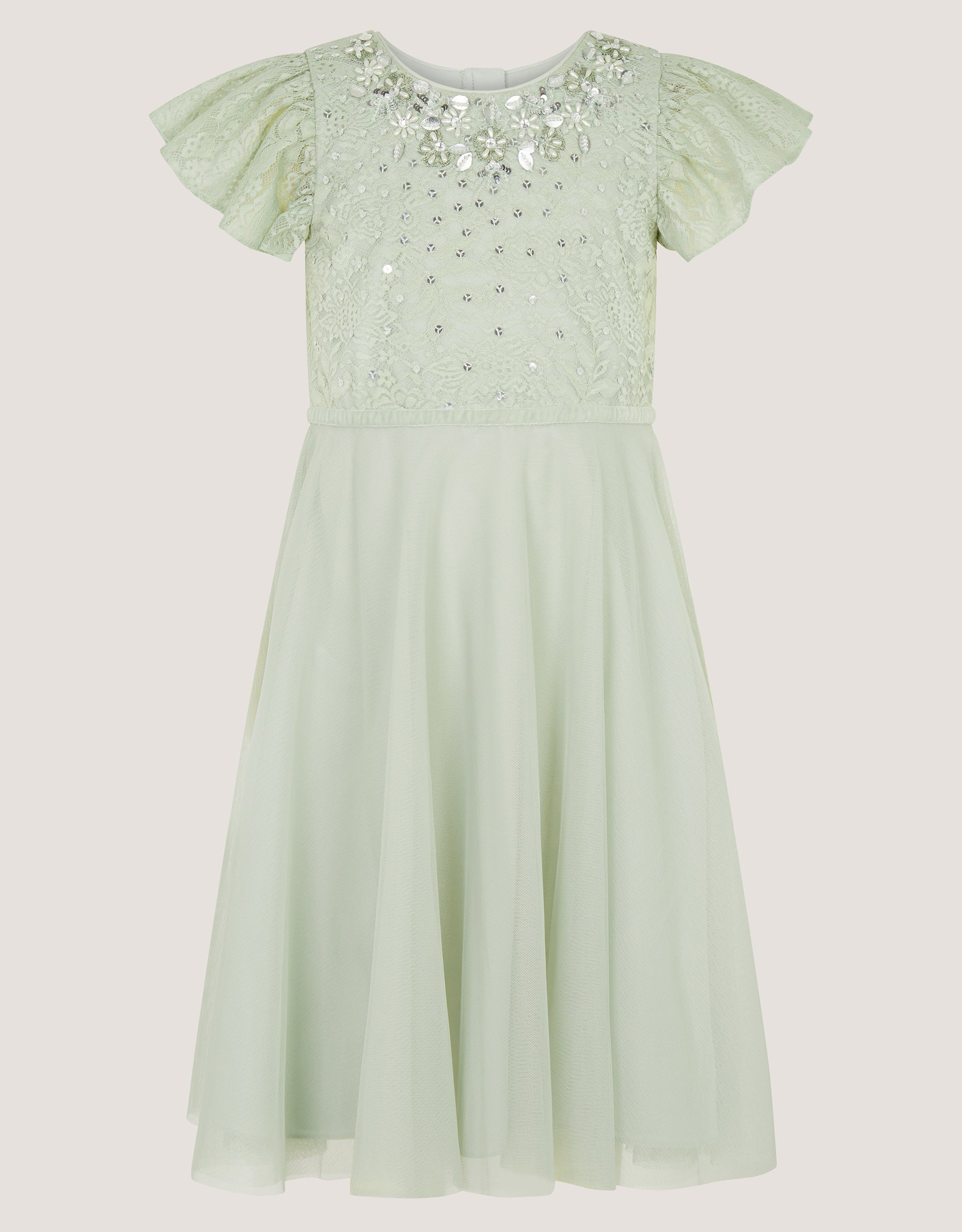 HALJINA - KEISA LACE B EMB DRESS
