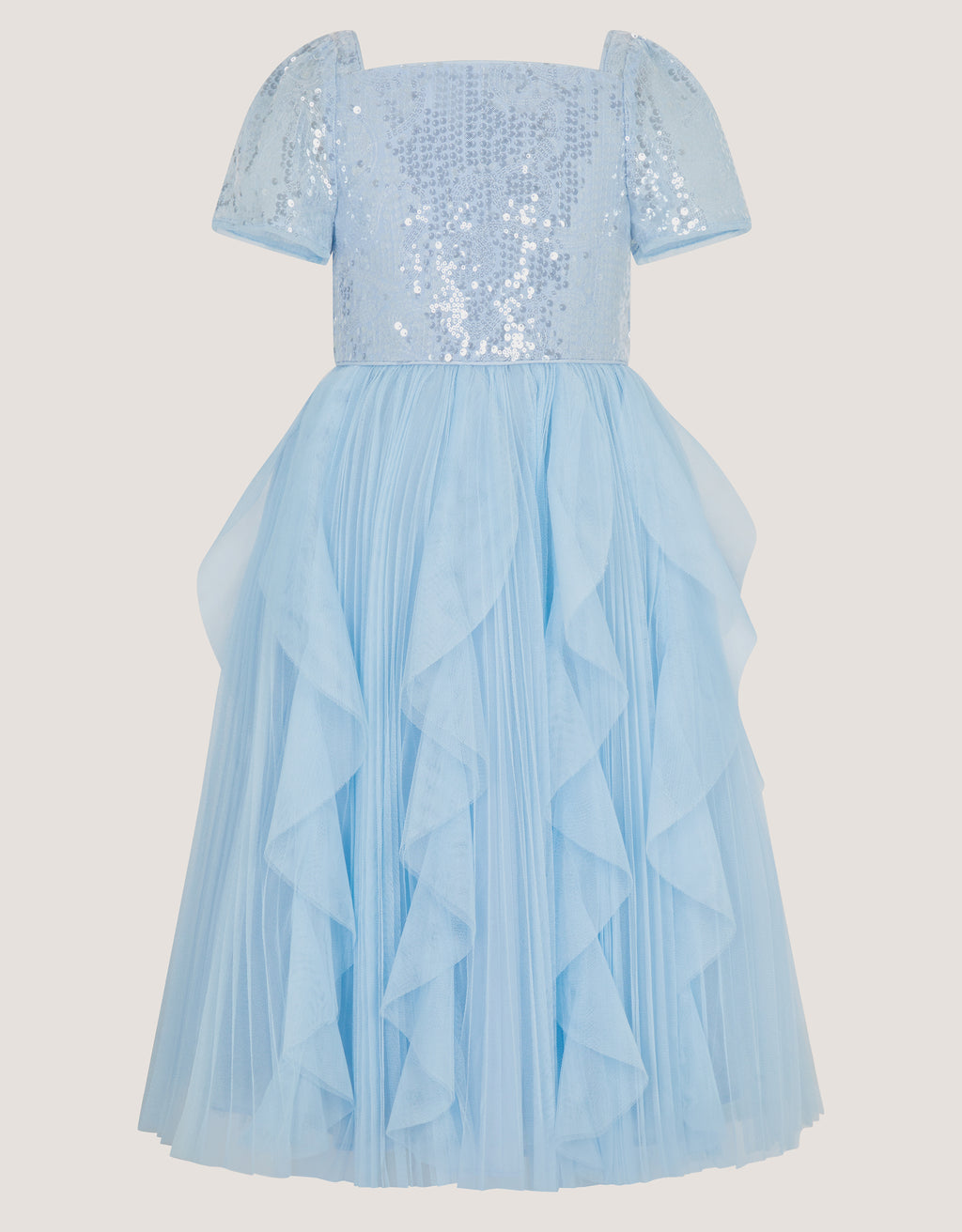 HALJINA - SEQUIN SCARLA PLEATED DRE