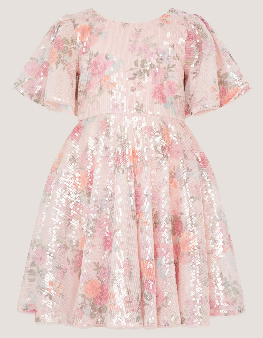 HALJINA - FERN FLORAL PRINTED SEQUI