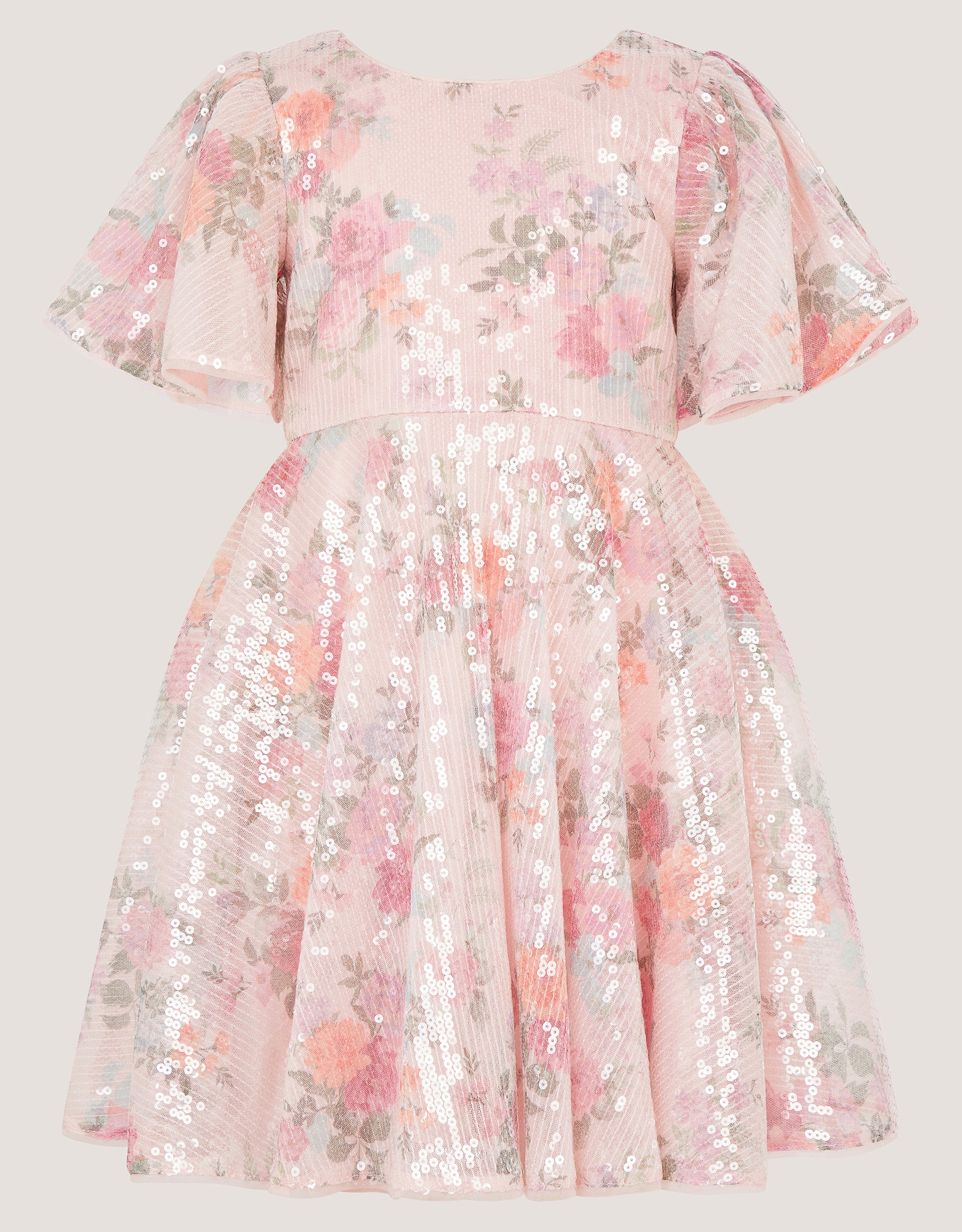 HALJINA - FERN FLORAL PRINTED SEQUI