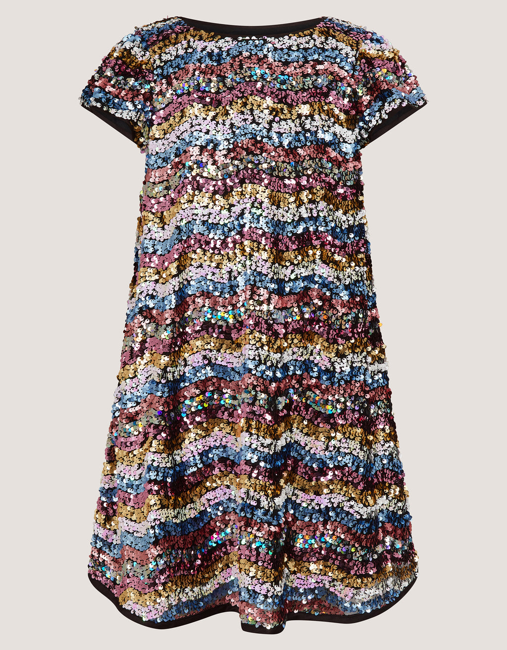 HALJINA - WAVEY SEQUIN SWING DRESS