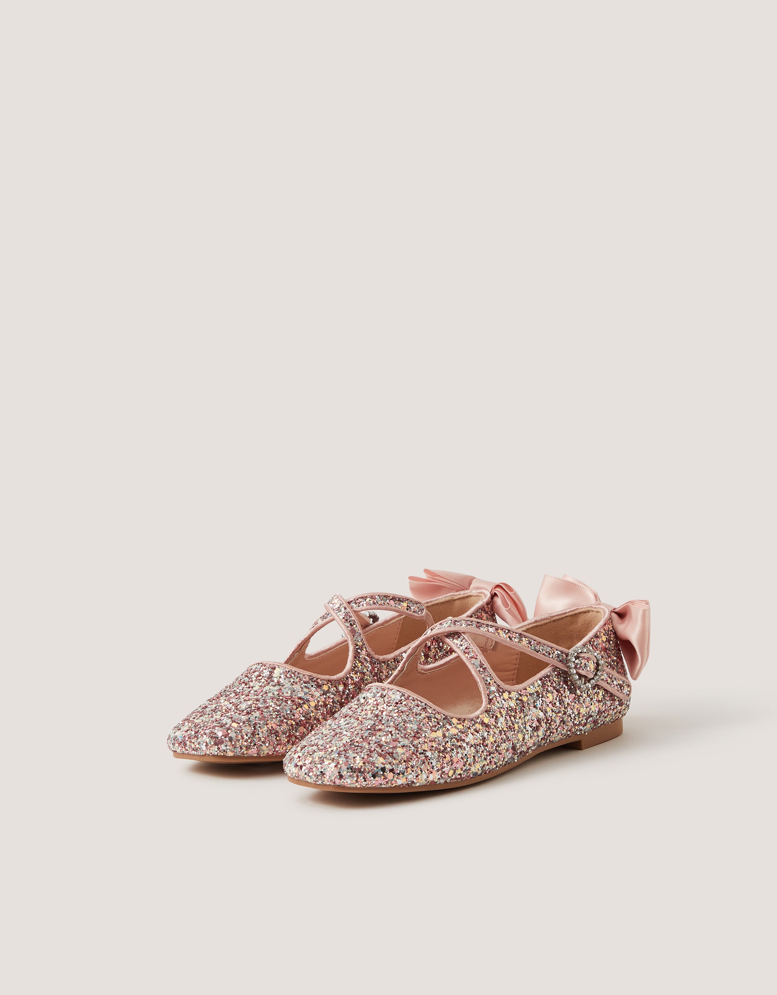 BALETANKE - PINK CRISCROS GLITTER BAL
