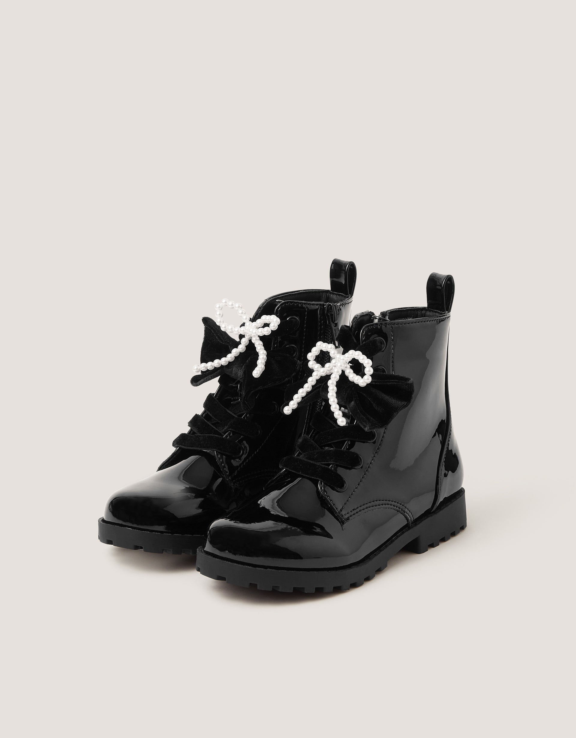 CIZME - LACE UP BLACK BTS BOOT