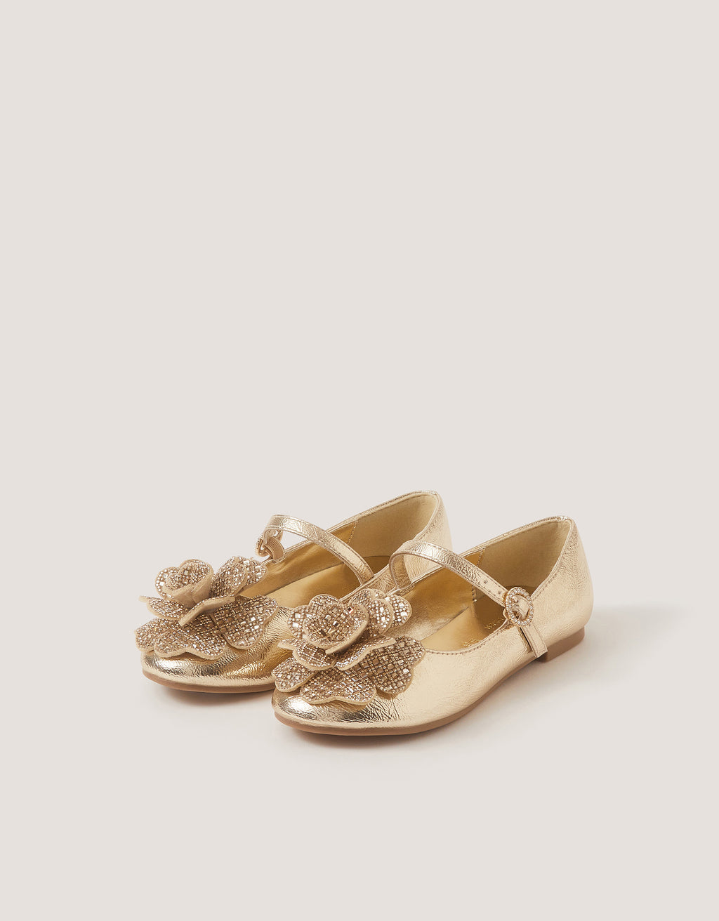 BALETANKE - GLD DZZLE FLWER BALLERINA