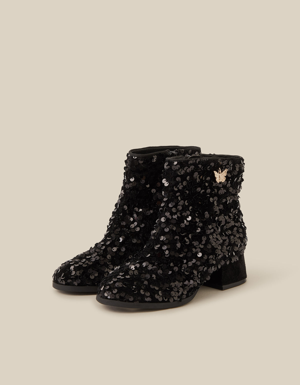 CIZME - BLACK SEQUIN PARTY BOOT