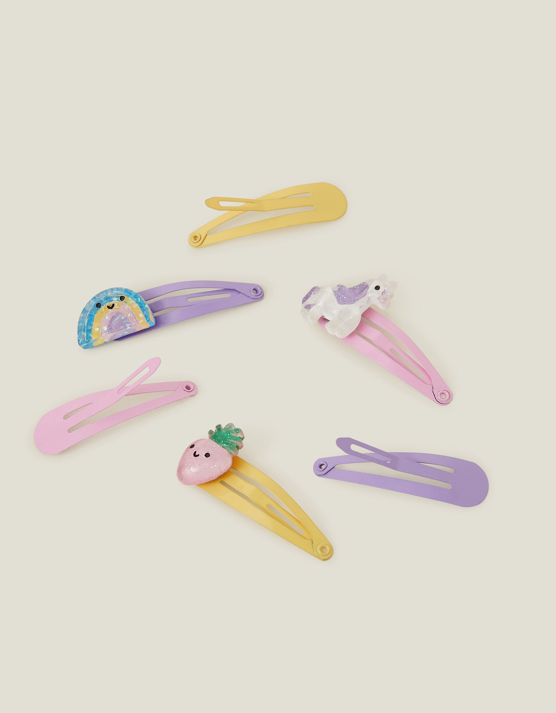 SET GUMICA ZA KOSU - 6 X SPRING GARDEN CLIC CL
