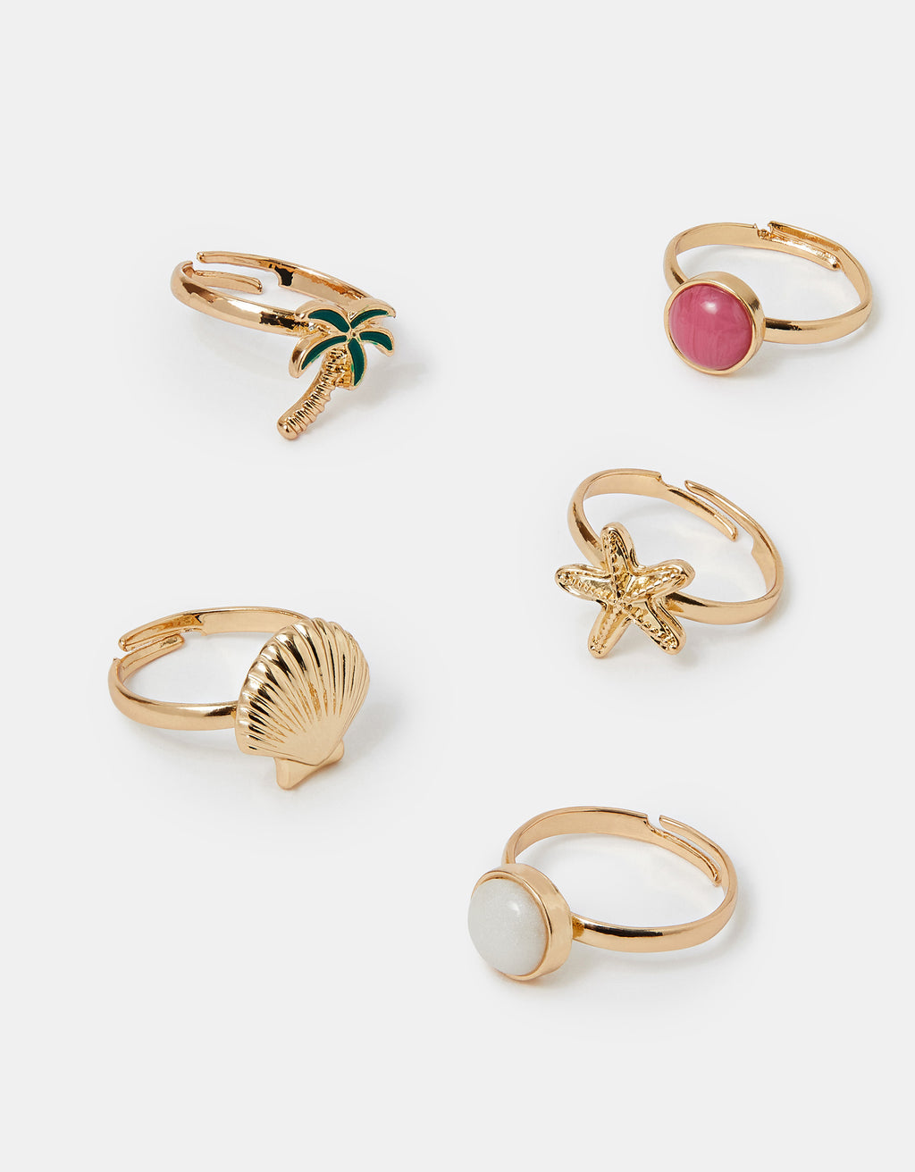 SET PRSTENJA - STARFISH RING SET