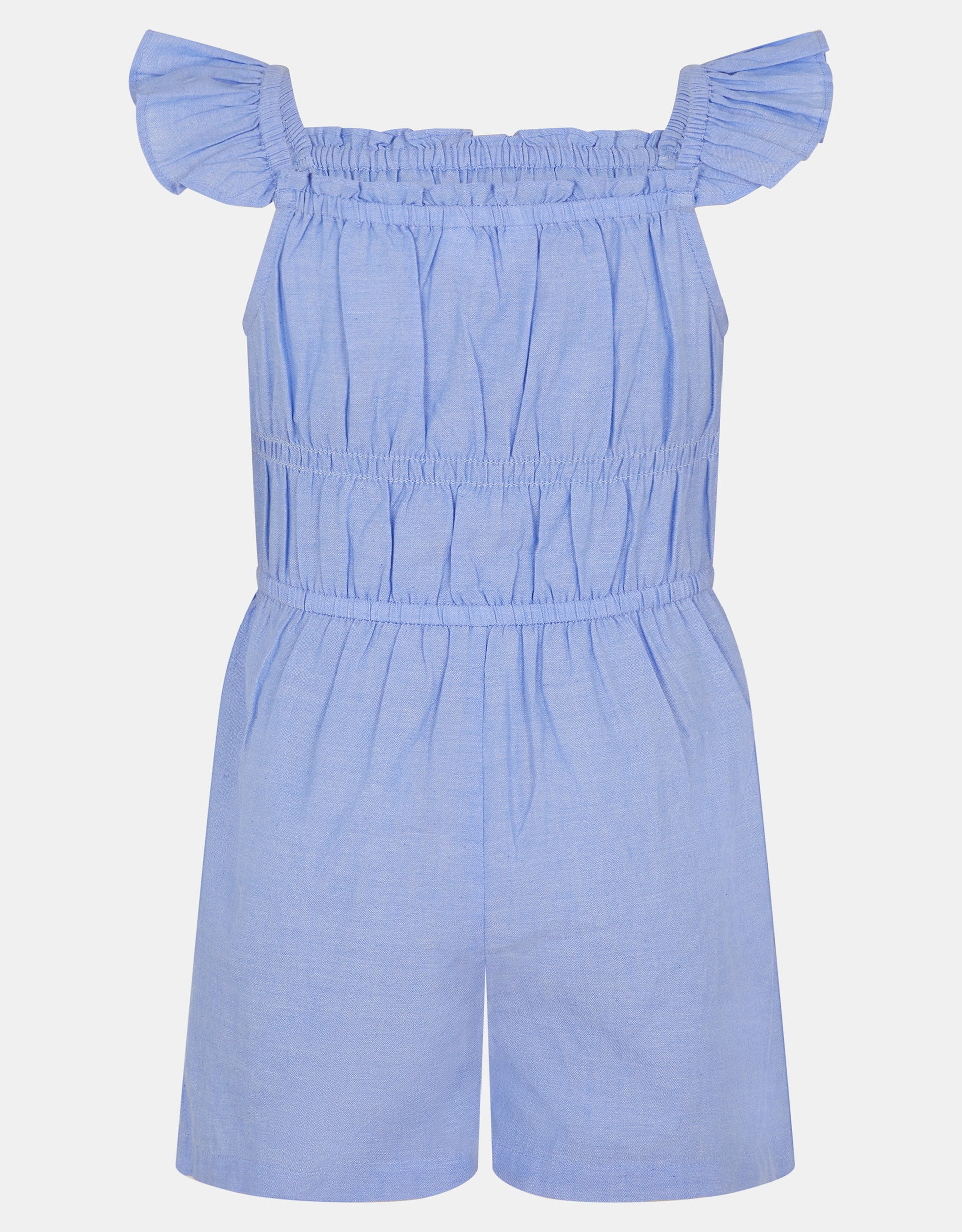 KOMBINEZON - EMB CHERRY HEART PLAYSUIT