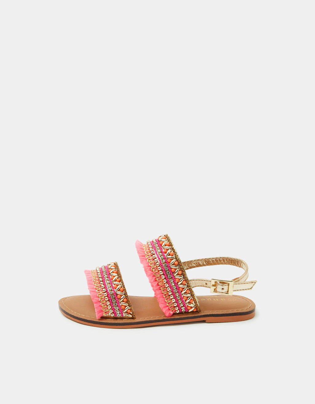 SANDALE - EMBELLISHED TWO STRAP SAN