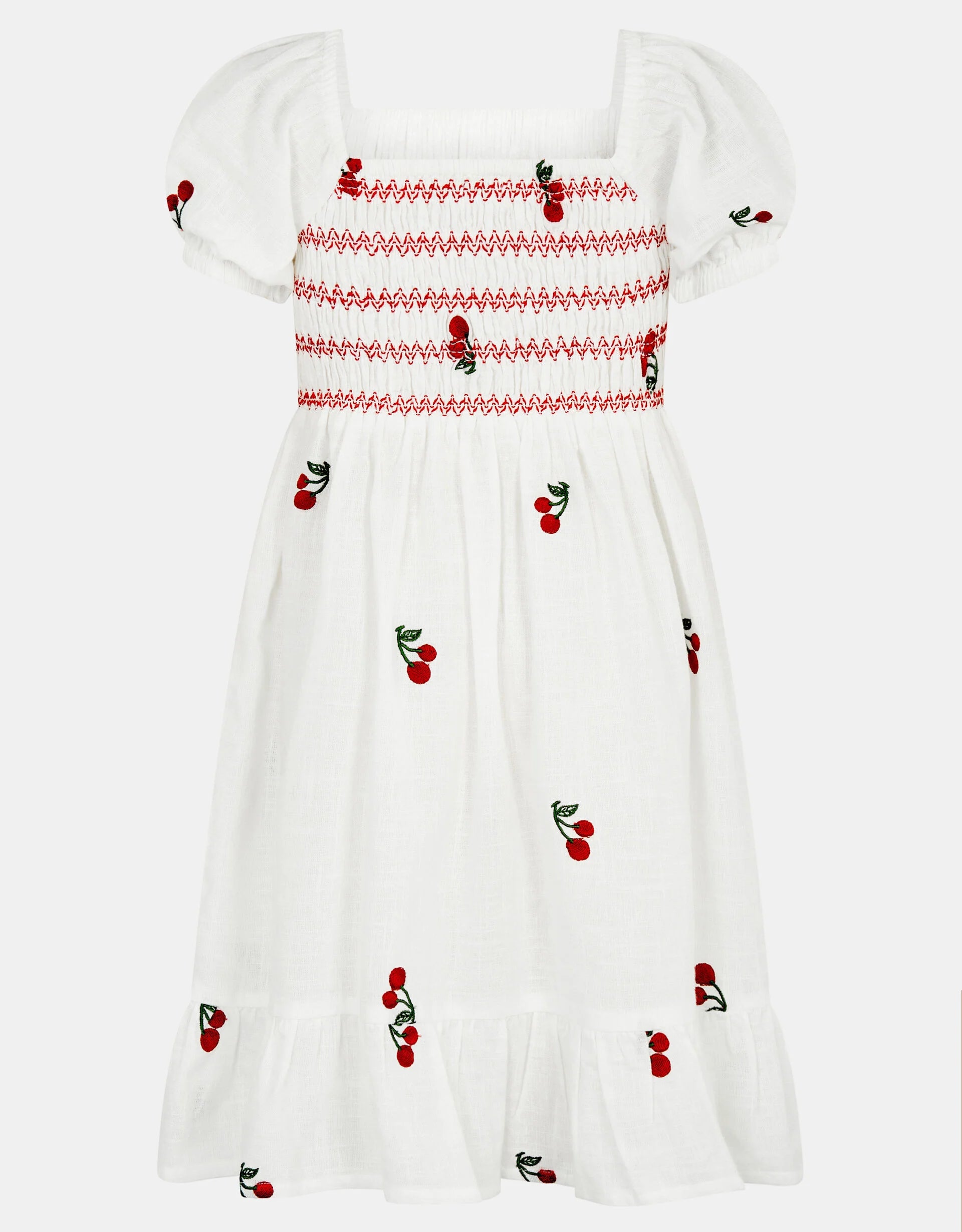 HALJINA - CHERRY EMBROIDERED DRESS