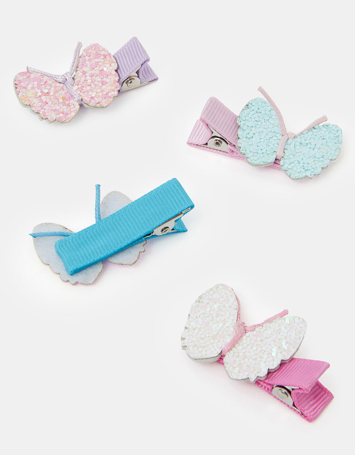 SET SNALA - 4 X BUTTERFLY SALON CLIPS