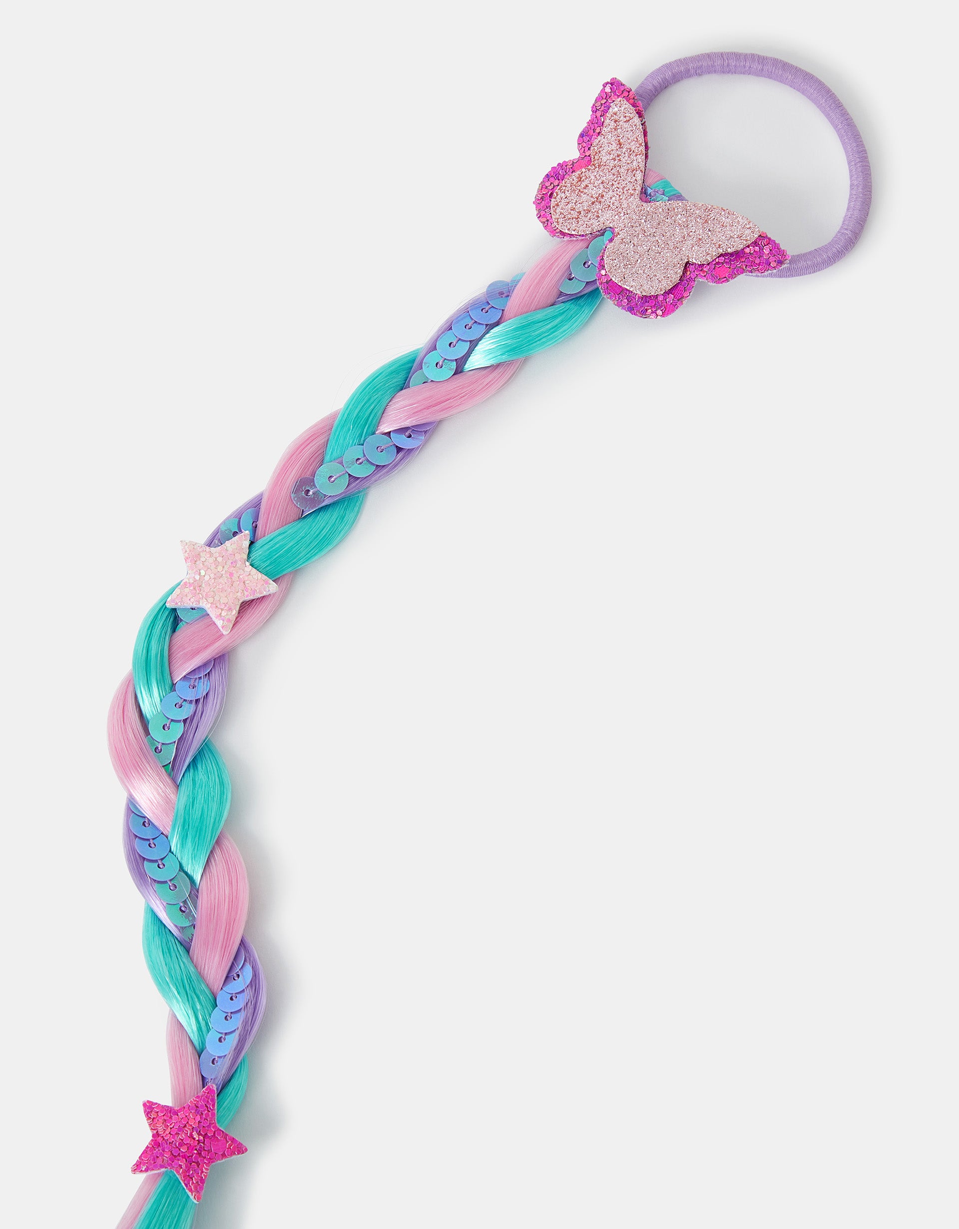 AKSESOAR ZA KOSU - SEQUIN PLAIT FAKE HAIR