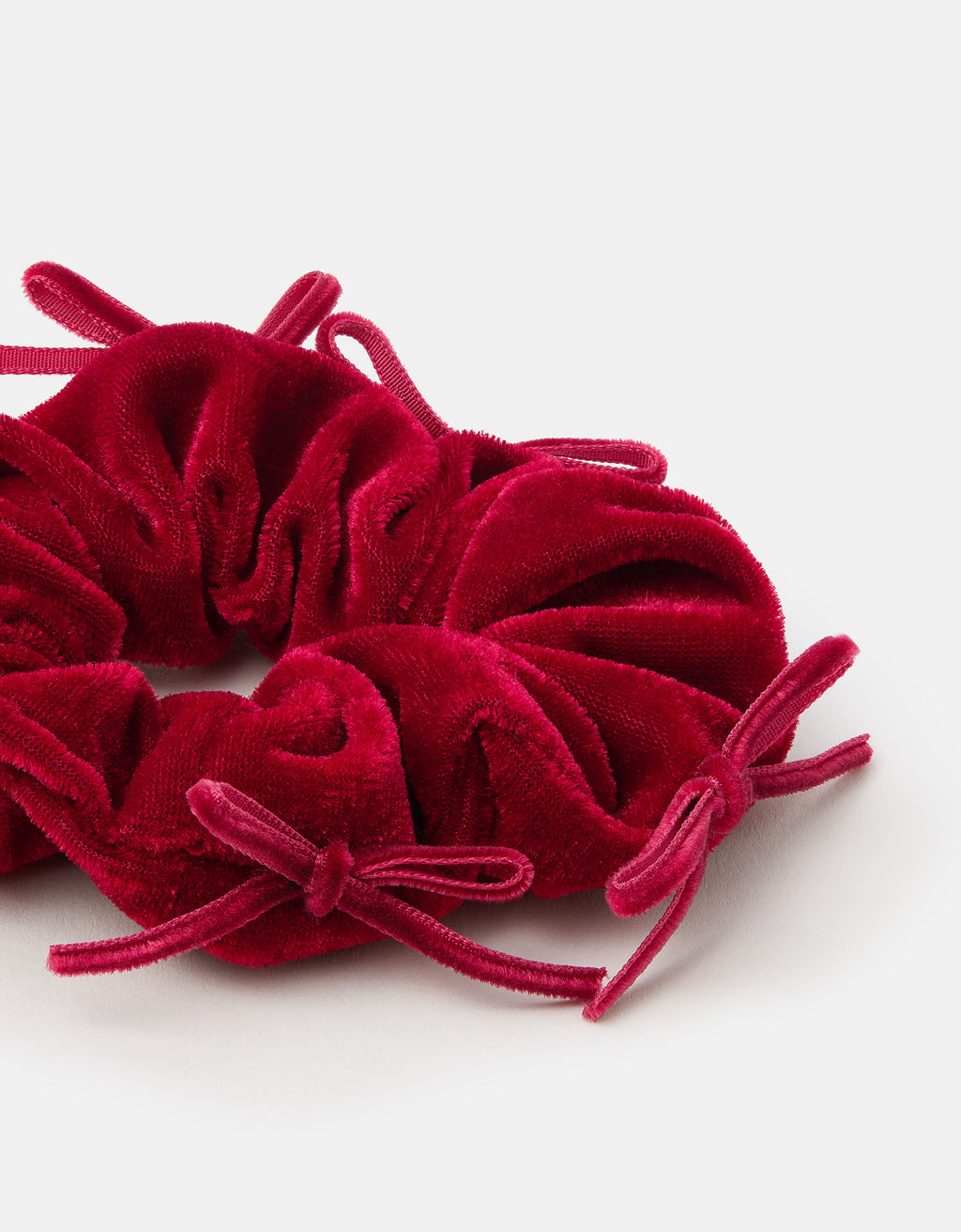 GUMICA ZA KOSU - VELVET BOW SCRUNCHIE