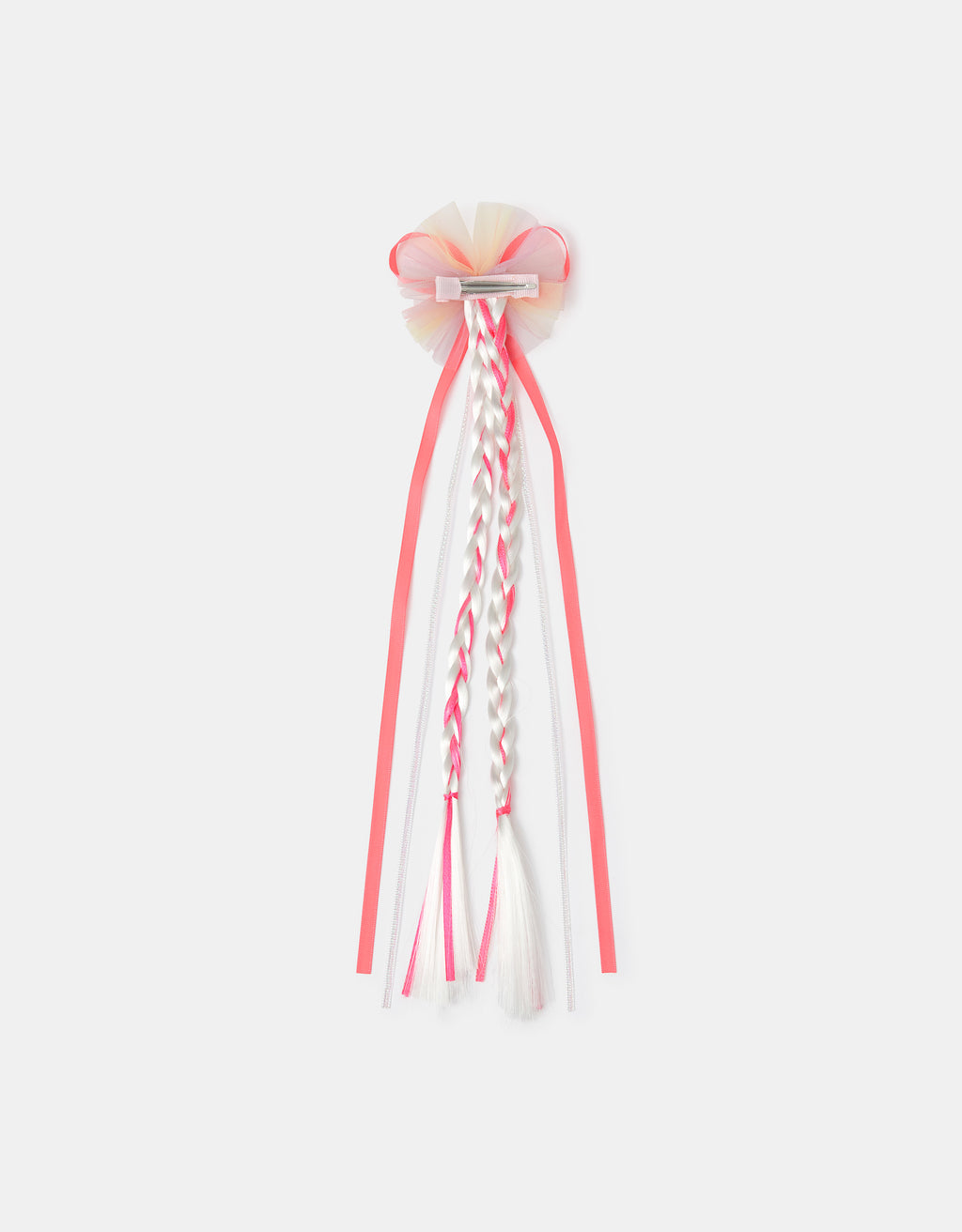 AKSESOAR ZA KOSU - NEON BOW FAKE HAIR CLIP
