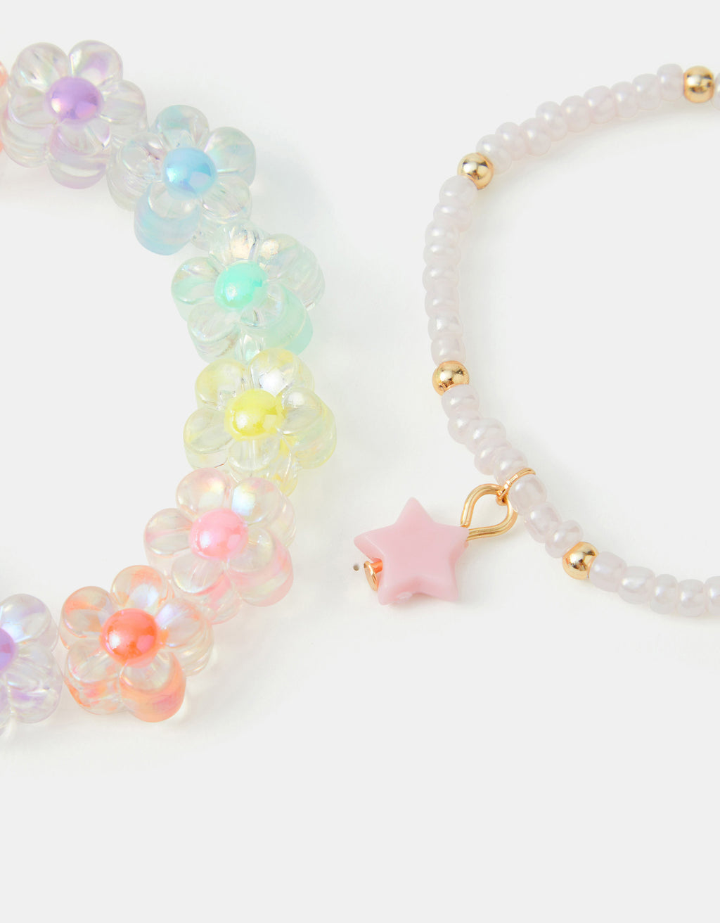 SET NARUKVICA - FLOWER/STAR 2PK BRACELETS