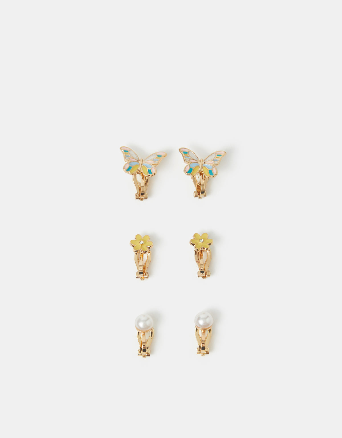 SET MINDJUSA - BUTTERFLY EARRING 3PK