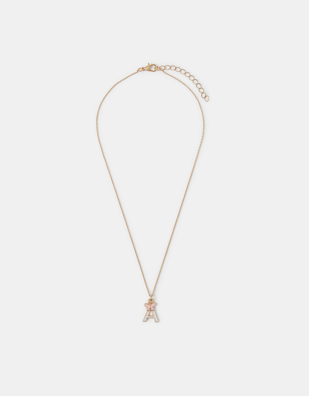 OGRLICA - BUTTERFLY INITIAL NECKLAC