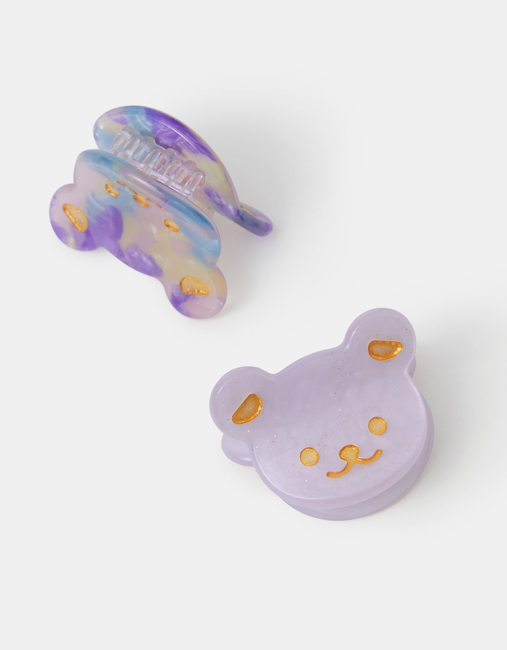 SET ŠNALA ZA KOSU - BEAR CLAW CLIPS 2PK