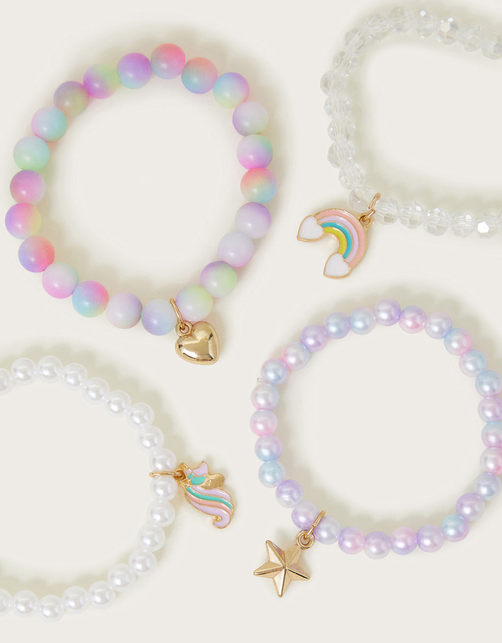SET NARUKVICA - 4 PACK UNICORN BRACELETS